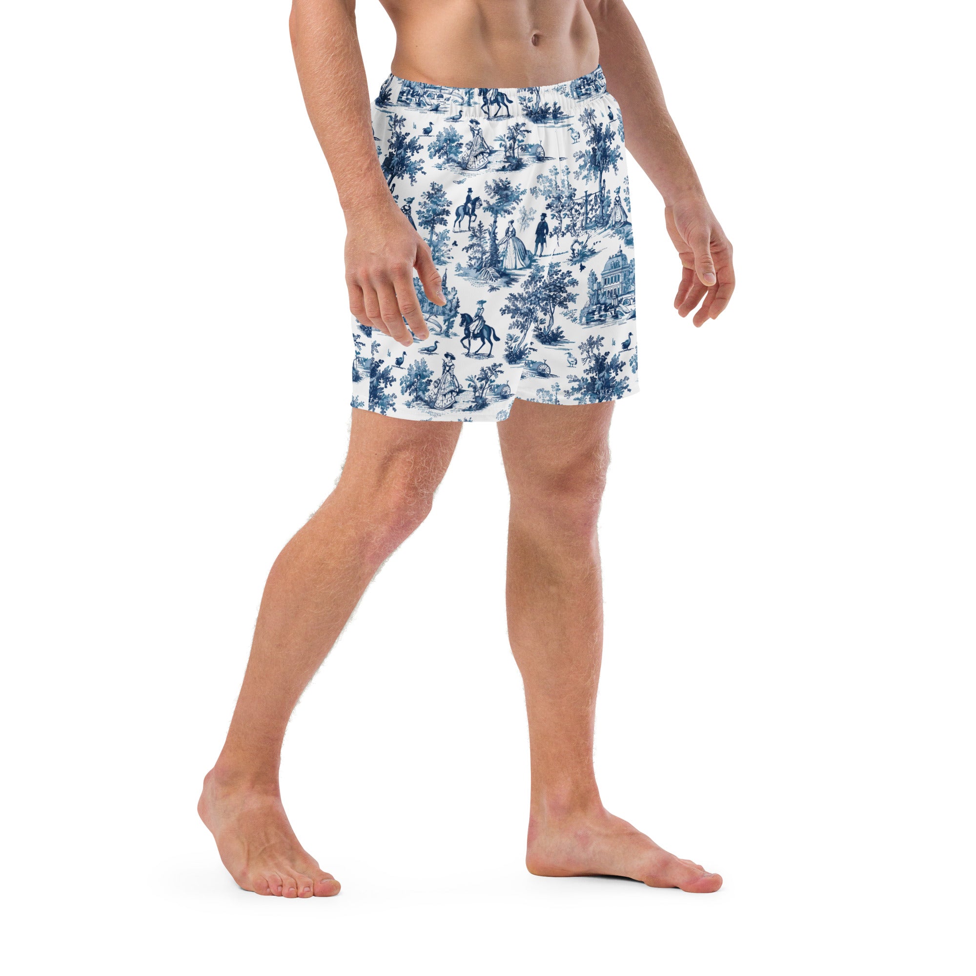 Toile de Versailles Recycled Swim Trunks - The Global Wanderer