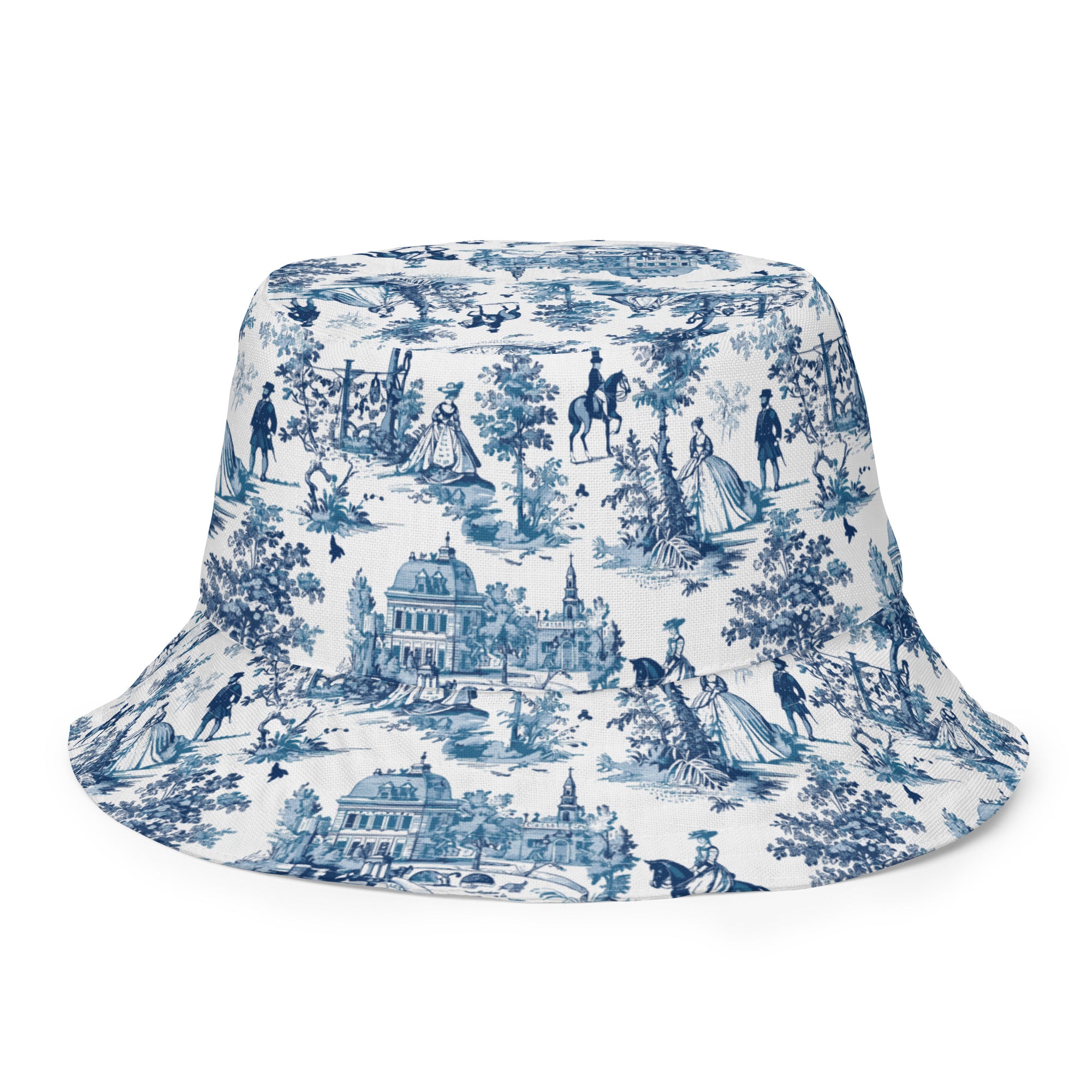 Toile de Versailles Reversible Bucket Hat - The Global Wanderer