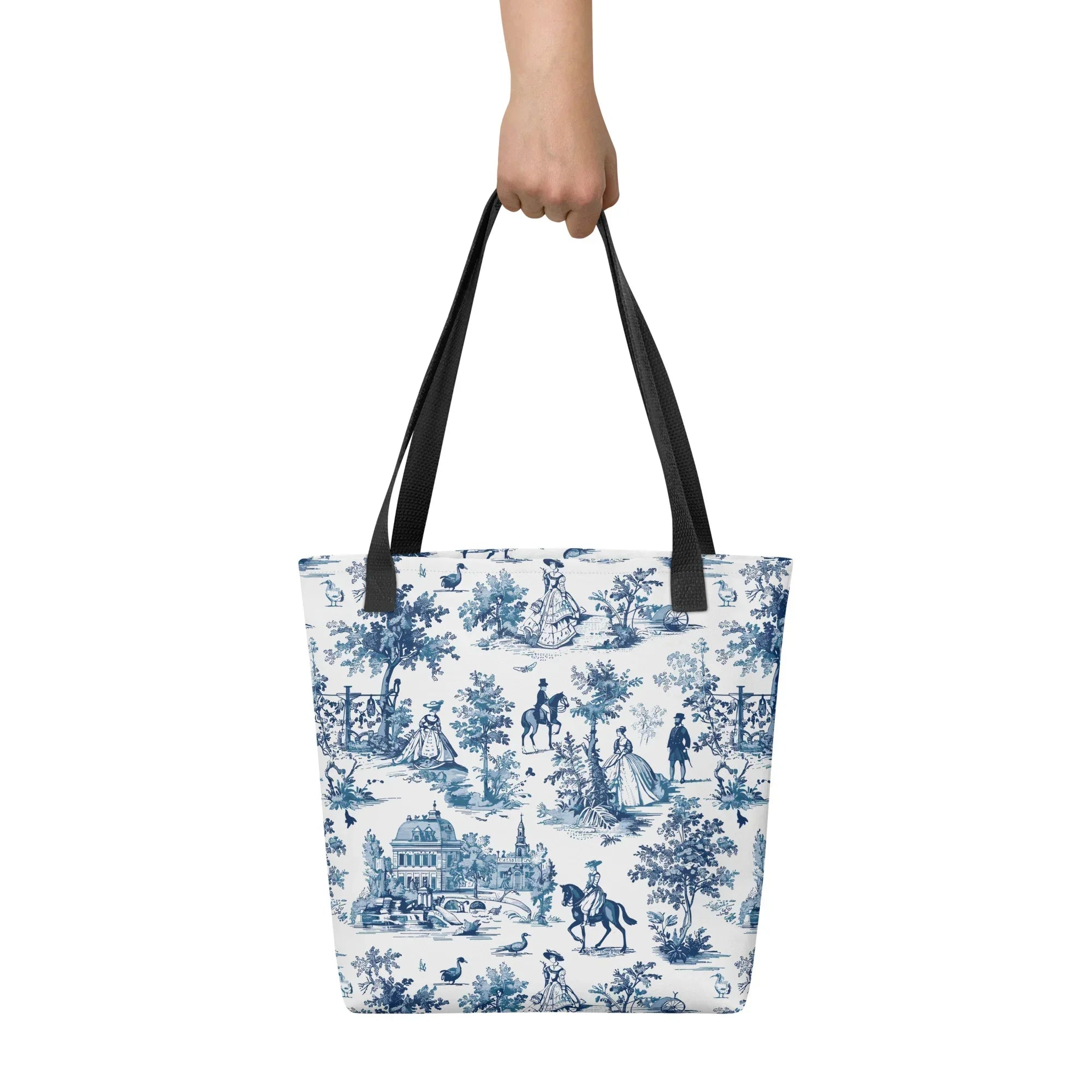Toile de Versailles Tote Bag - The Global Wanderer