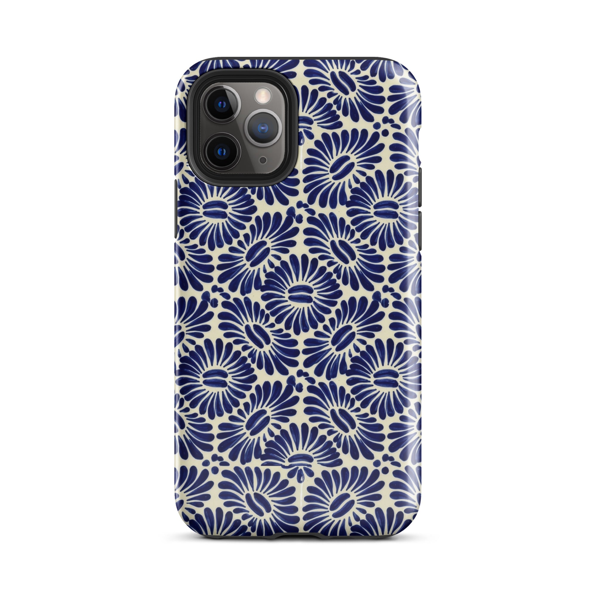 Tlaxcala Talavera Tile MagSafe iPhone Case - The Global Wanderer