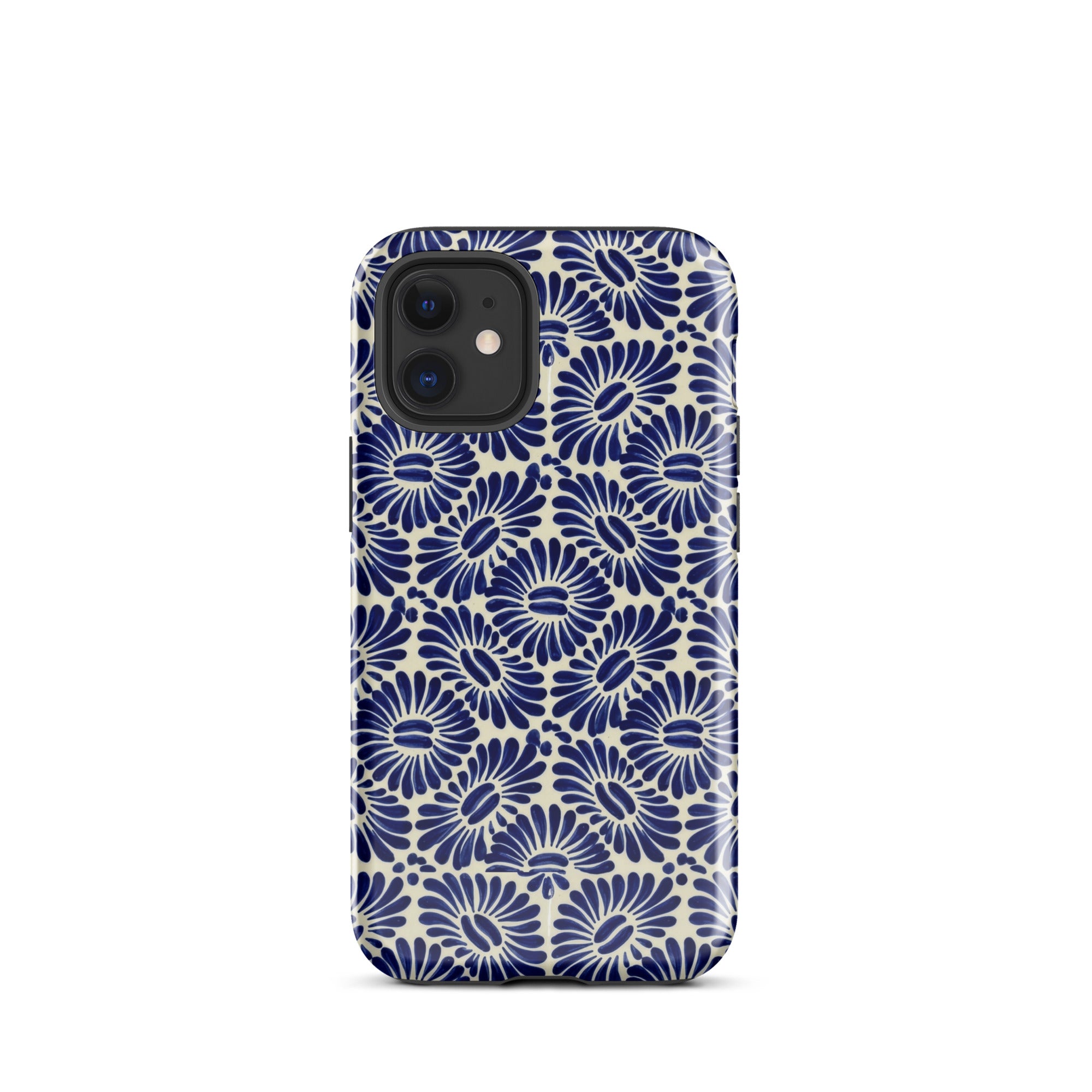Tlaxcala Talavera Tile MagSafe iPhone Case - The Global Wanderer
