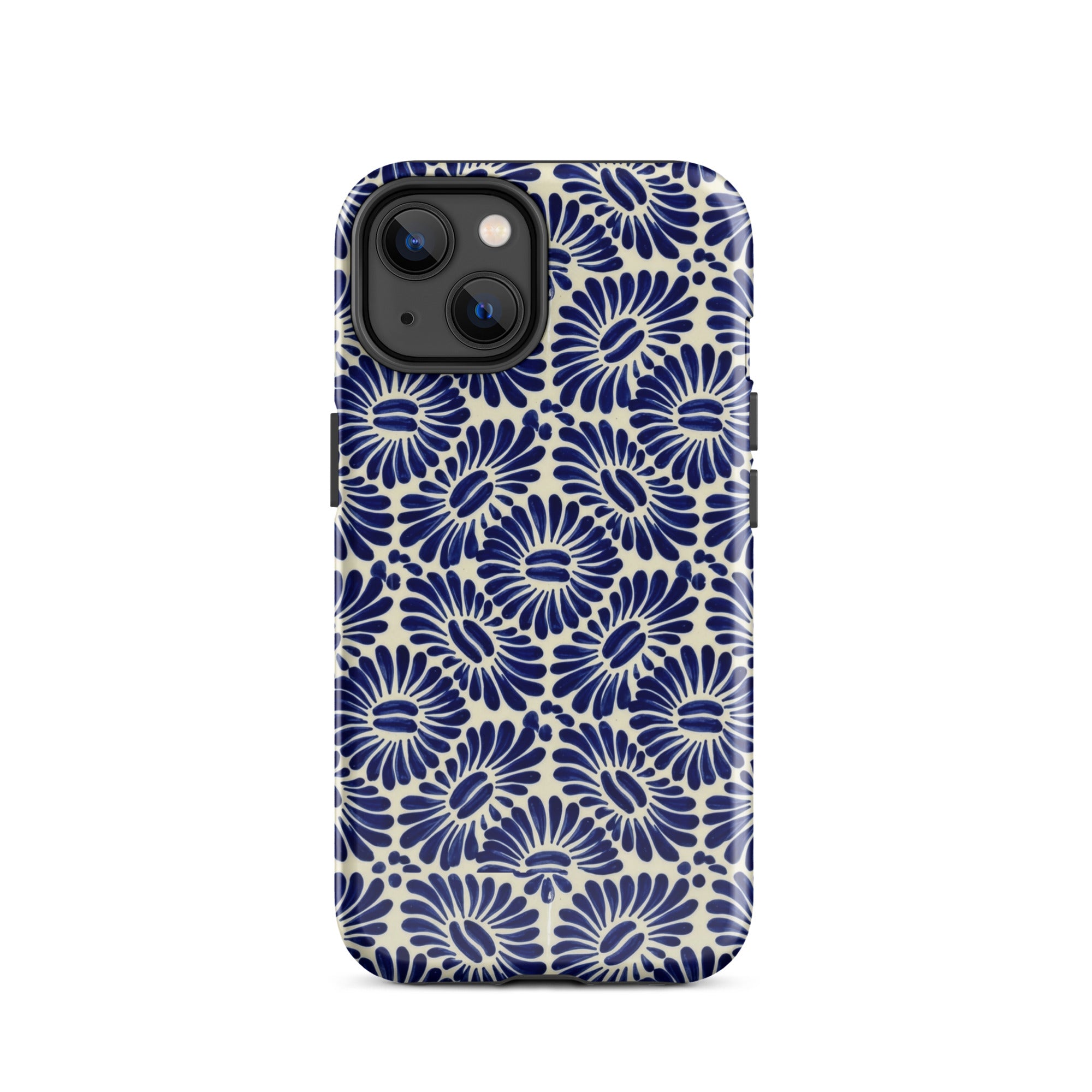 Tlaxcala Talavera Tile MagSafe iPhone Case - The Global Wanderer