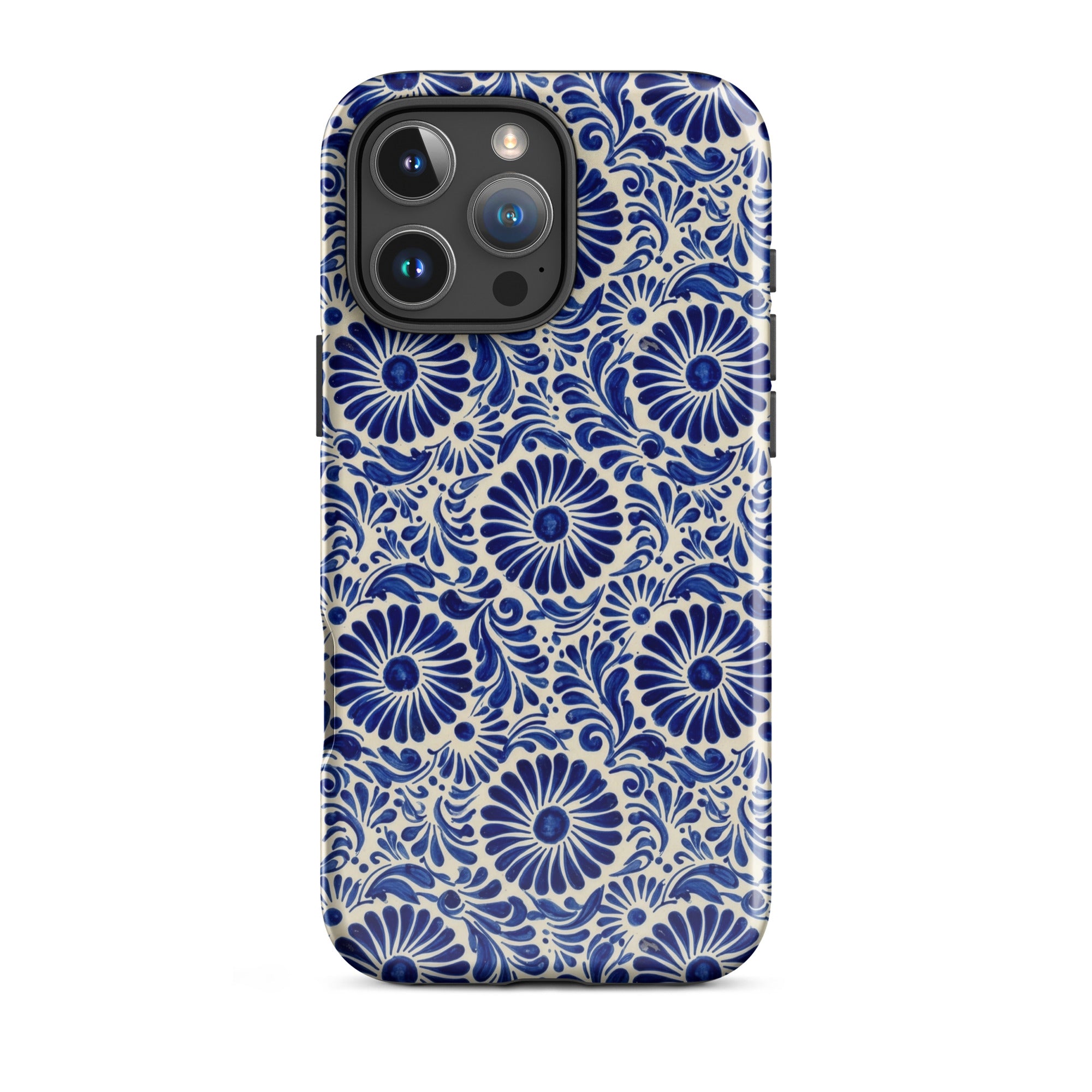 Atlixco Talavera Tile MagSafe iPhone Case - The Global Wanderer