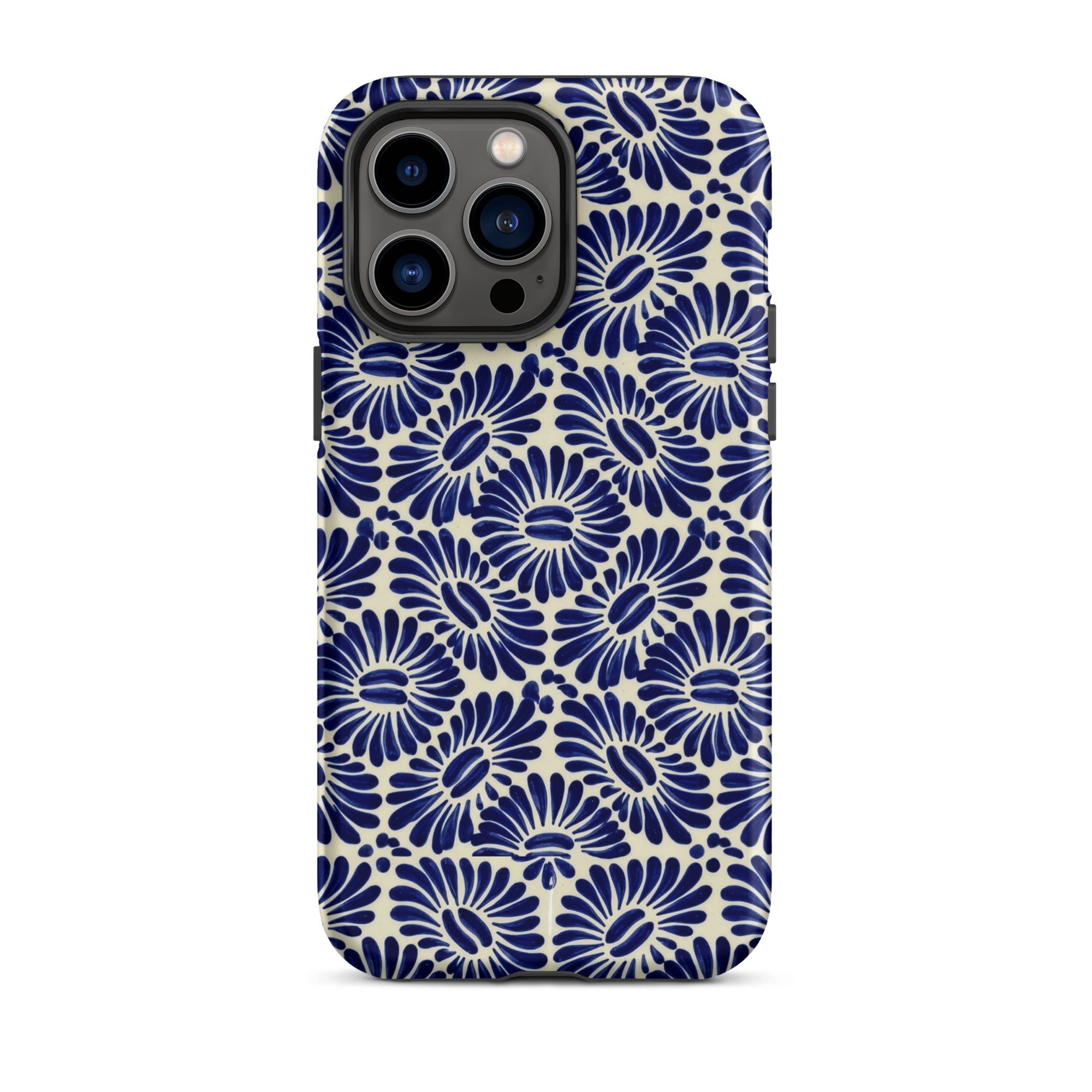 Tlaxcala Talavera Tile MagSafe iPhone Case - The Global Wanderer