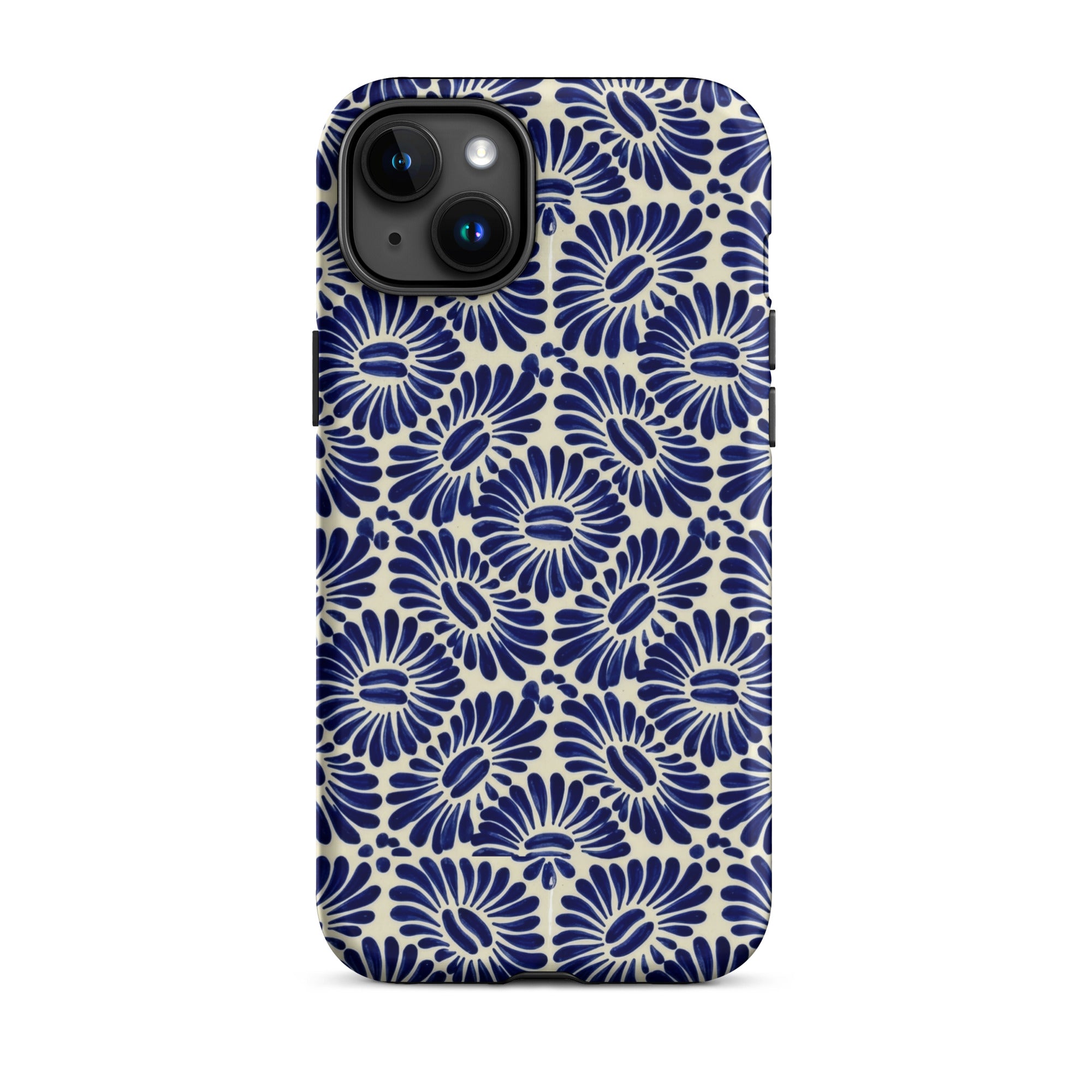 Tlaxcala Talavera Tile MagSafe iPhone Case - The Global Wanderer