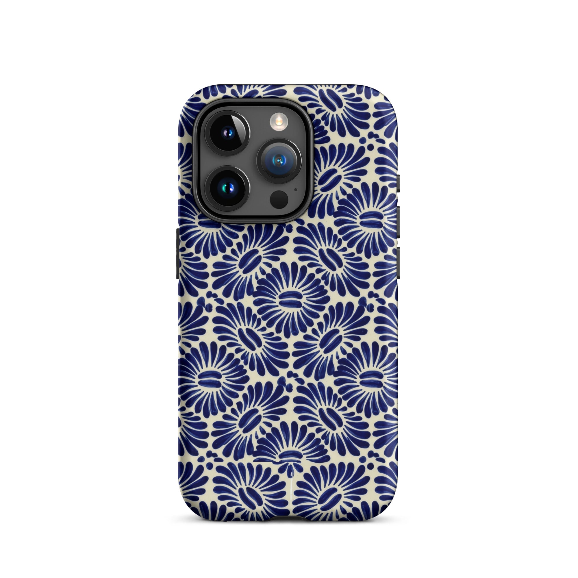 Tlaxcala Talavera Tile MagSafe iPhone Case - The Global Wanderer