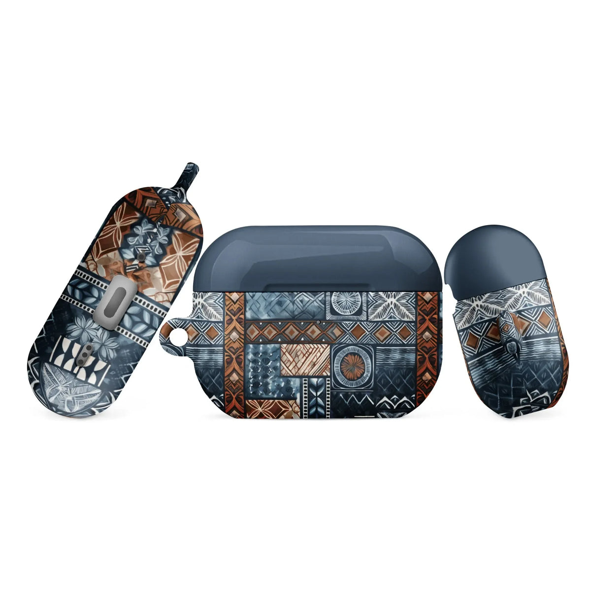 Trade Wind Tapa Cloth AirPods Pro 2 Case - The Global Wanderer