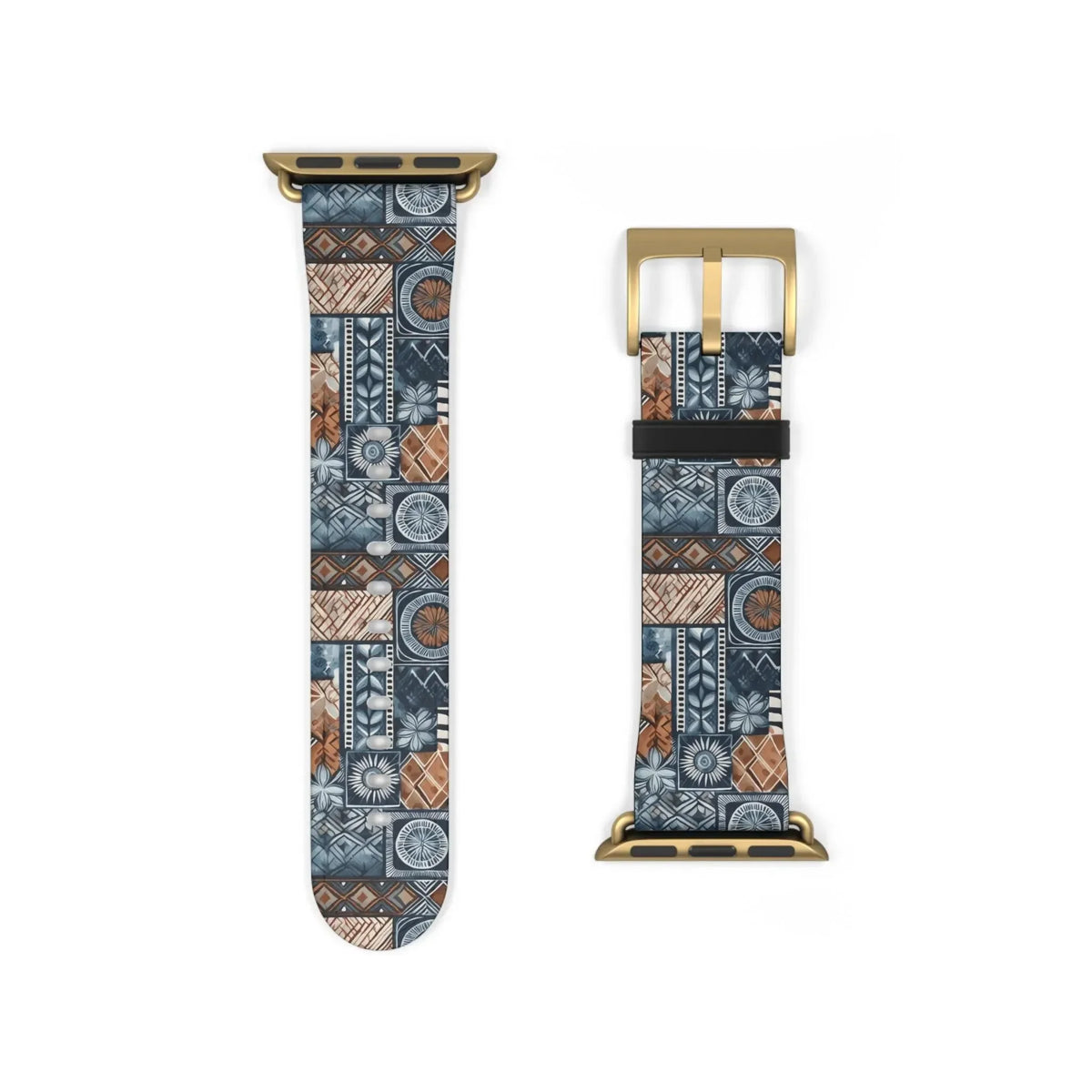 Trade Wind Tapa Cloth Apple Watch Band - The Global Wanderer
