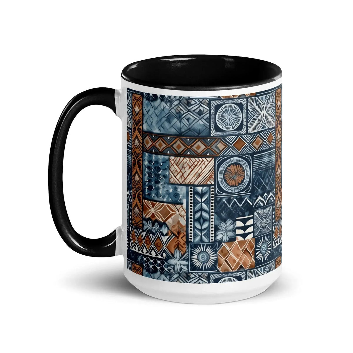 Trade Wind Tapa Cloth Mug - The Global Wanderer