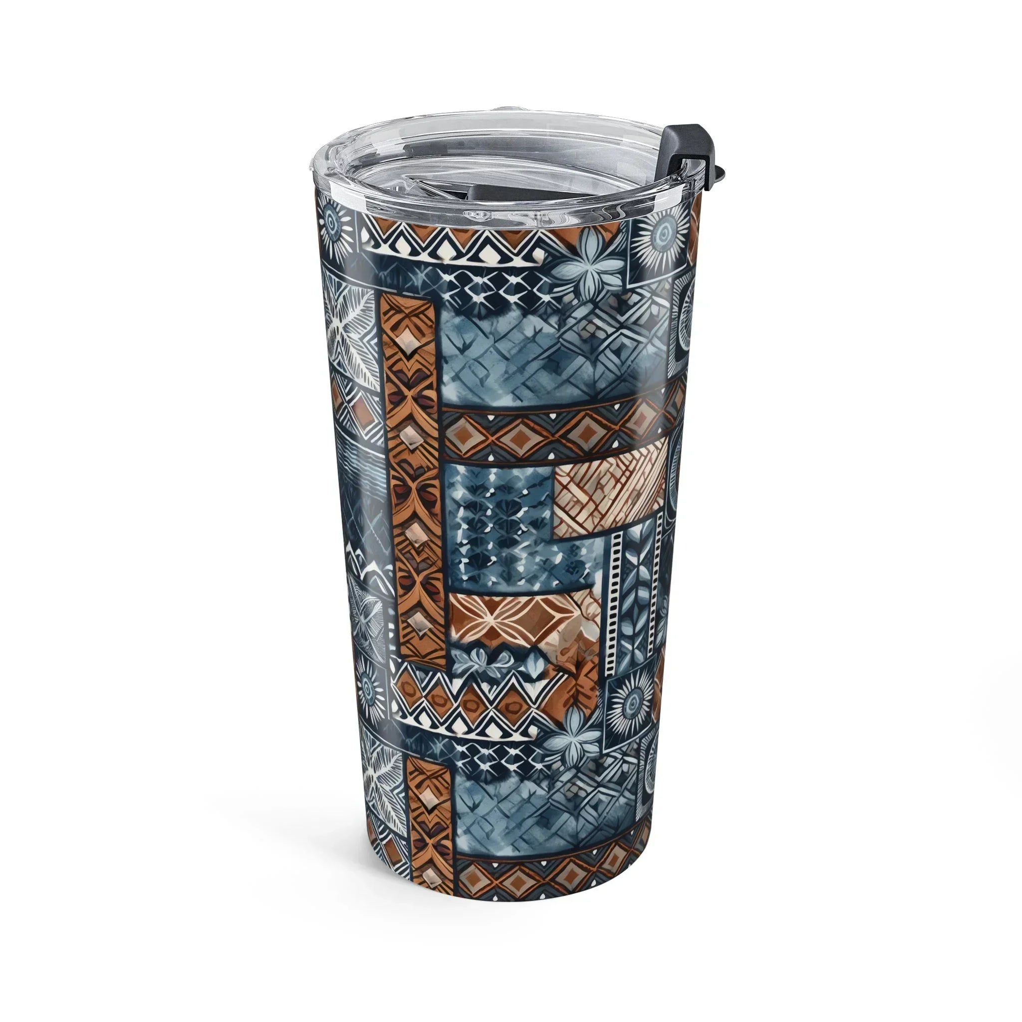 Trade Wind Tapa Cloth Tumbler - The Global Wanderer