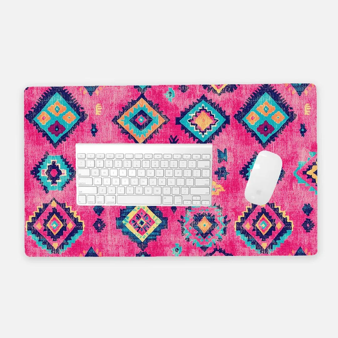 Turkish Kilim Desk Mat - The Global Wanderer