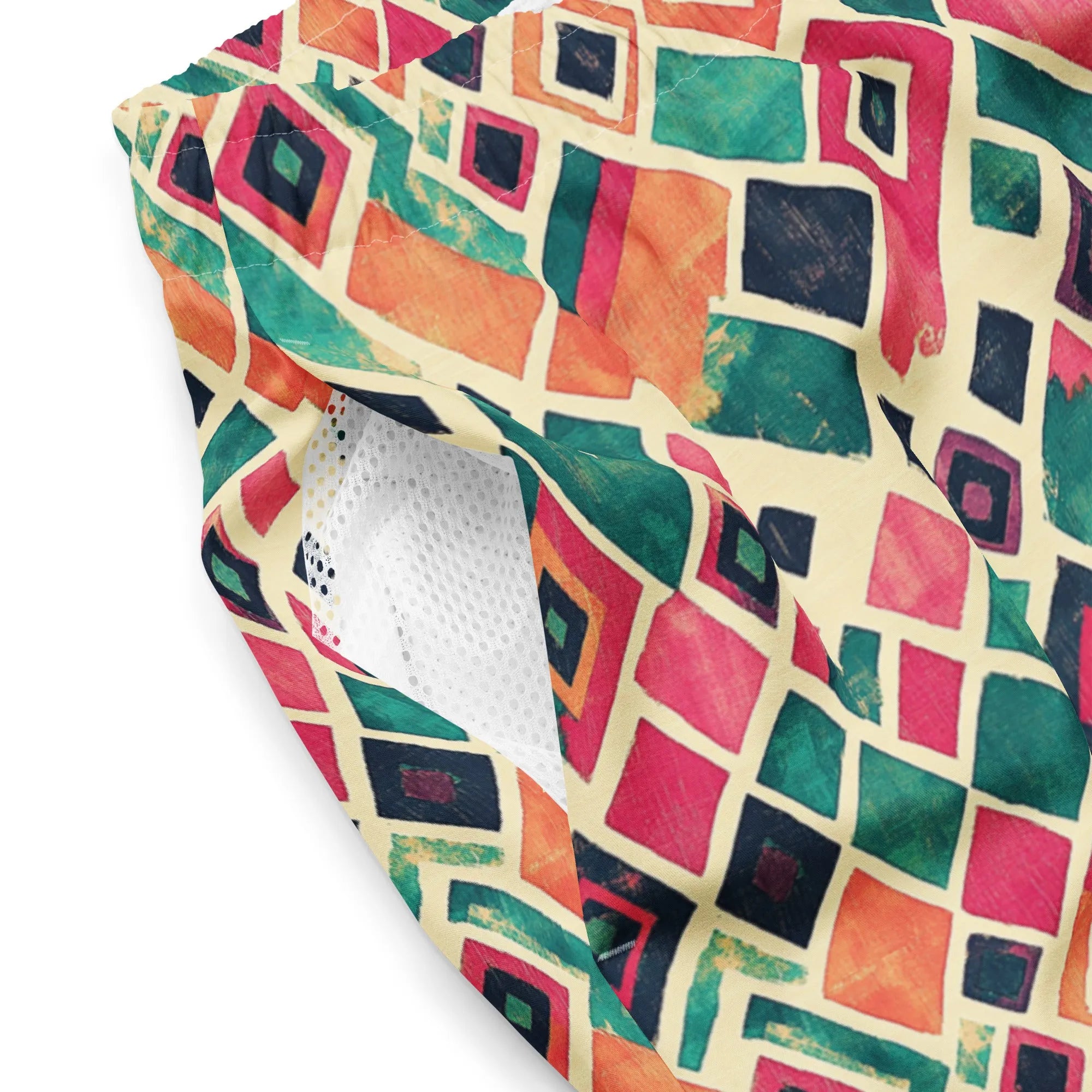 Turkish Kilim Recycled Men's Swim Trunks - The Global Wanderer