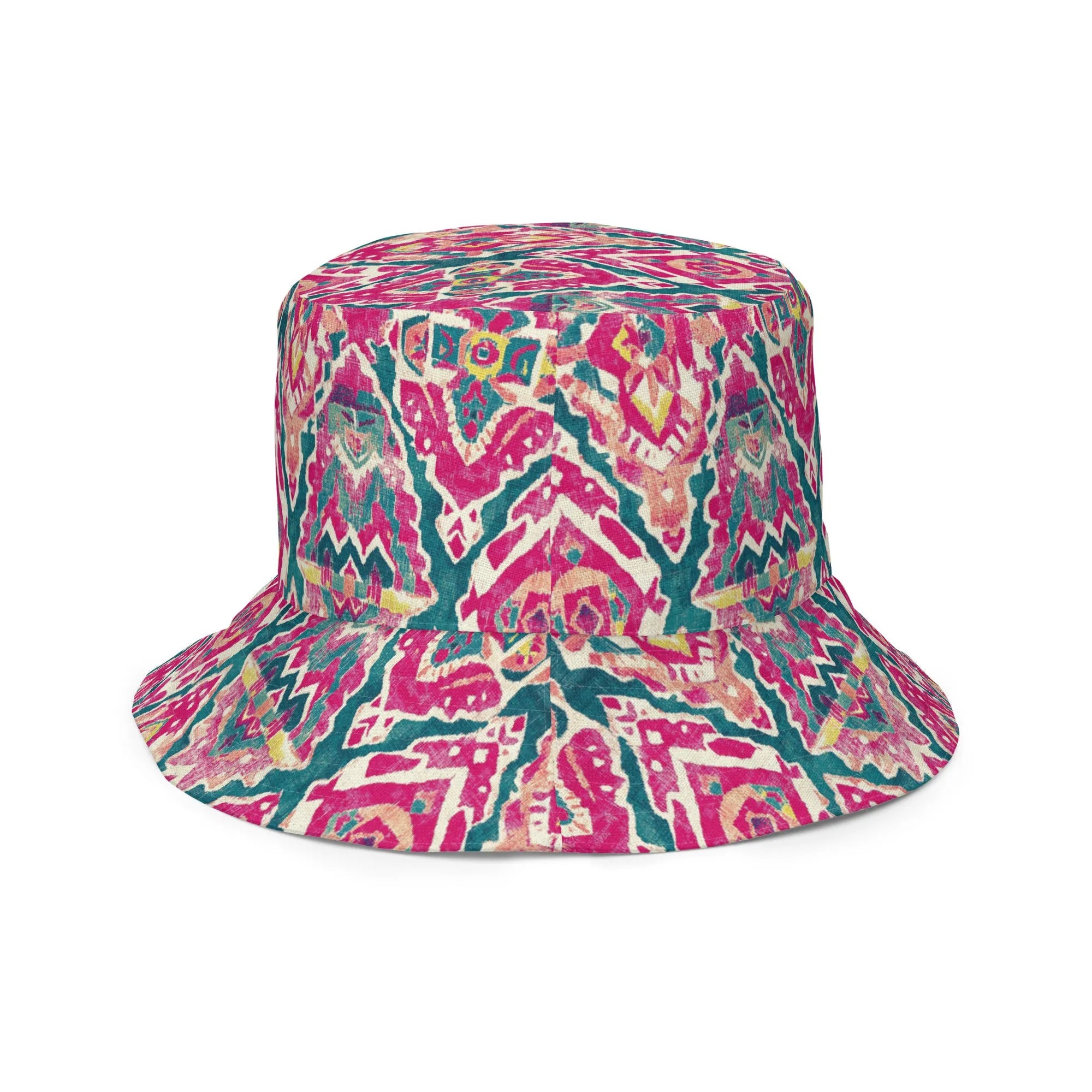 Turkish Kilim Reversible Bucket Hat - The Global Wanderer