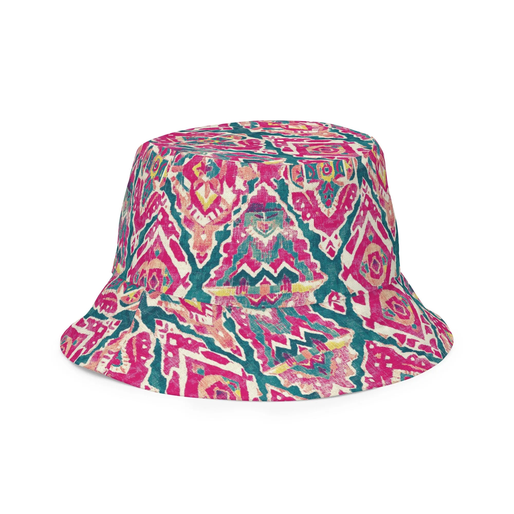 Turkish Kilim Reversible Bucket Hat - The Global Wanderer