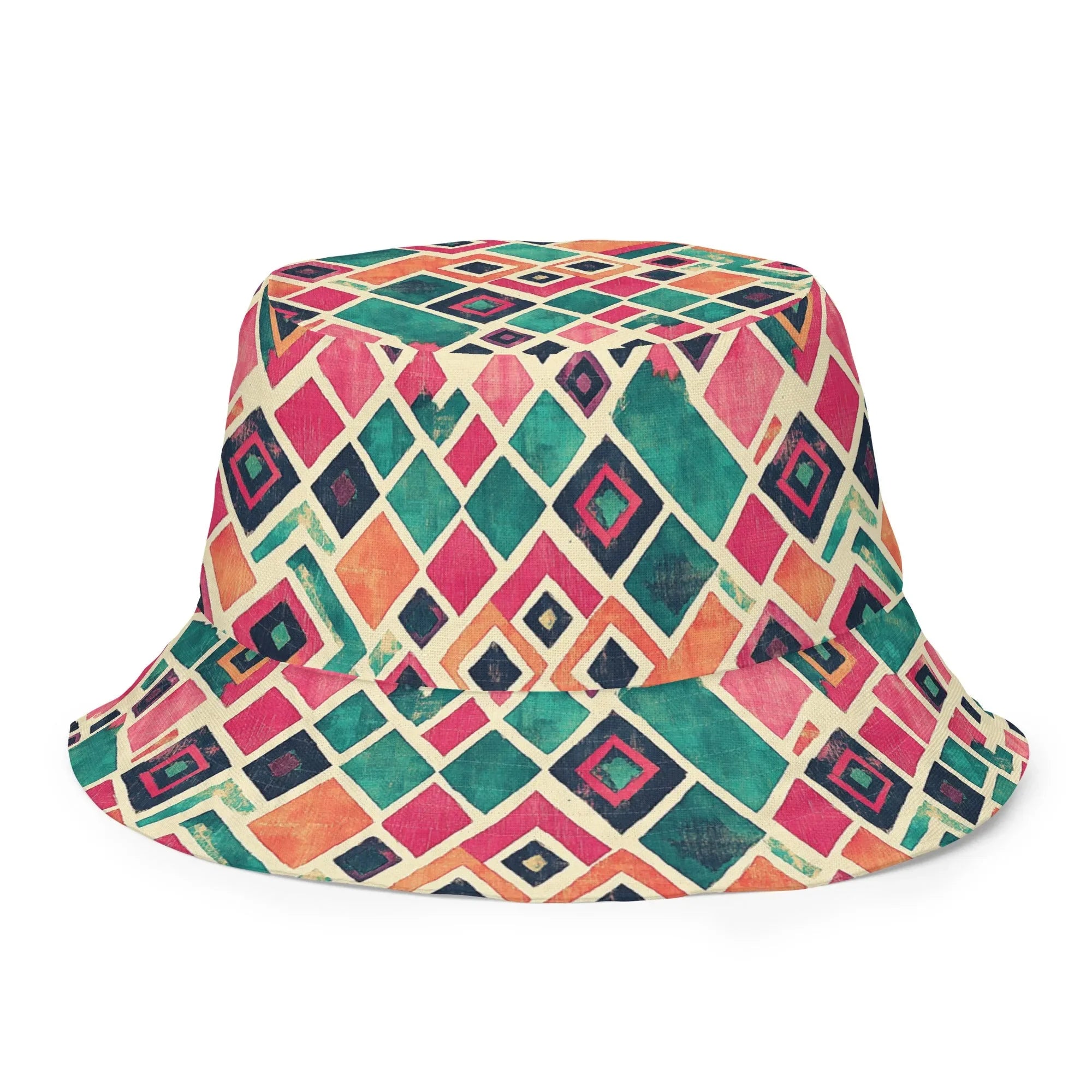 Turkish Kilim Reversible Bucket Hat - The Global Wanderer