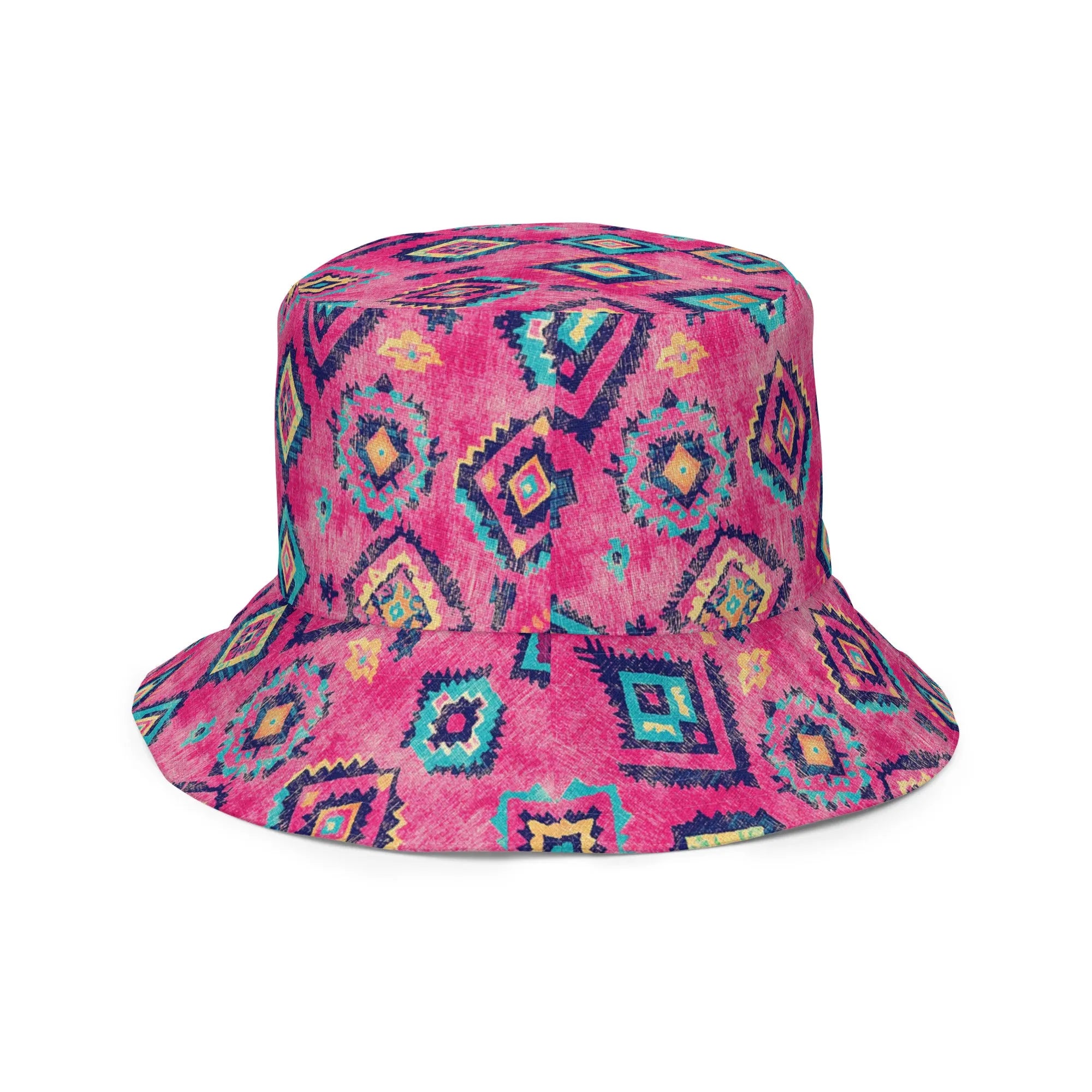 Turkish Kilim Reversible Bucket Hat - The Global Wanderer