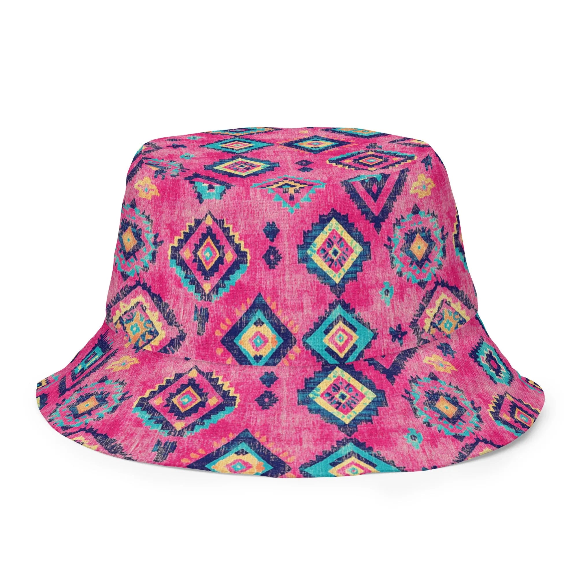 Turkish Kilim Reversible Bucket Hat - The Global Wanderer