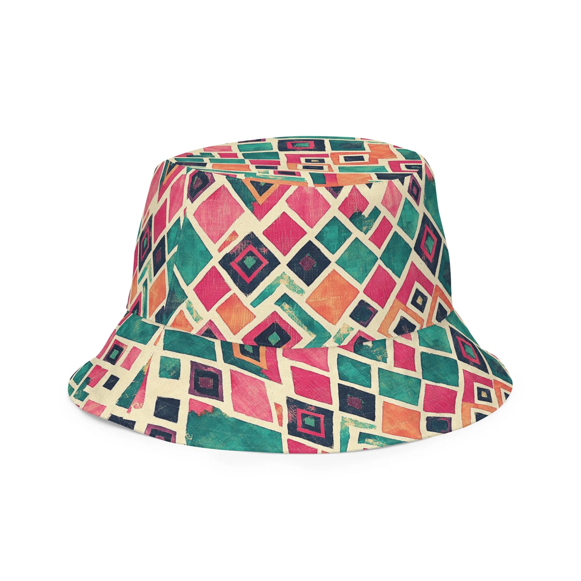 Turkish Kilim Reversible Bucket Hat - The Global Wanderer