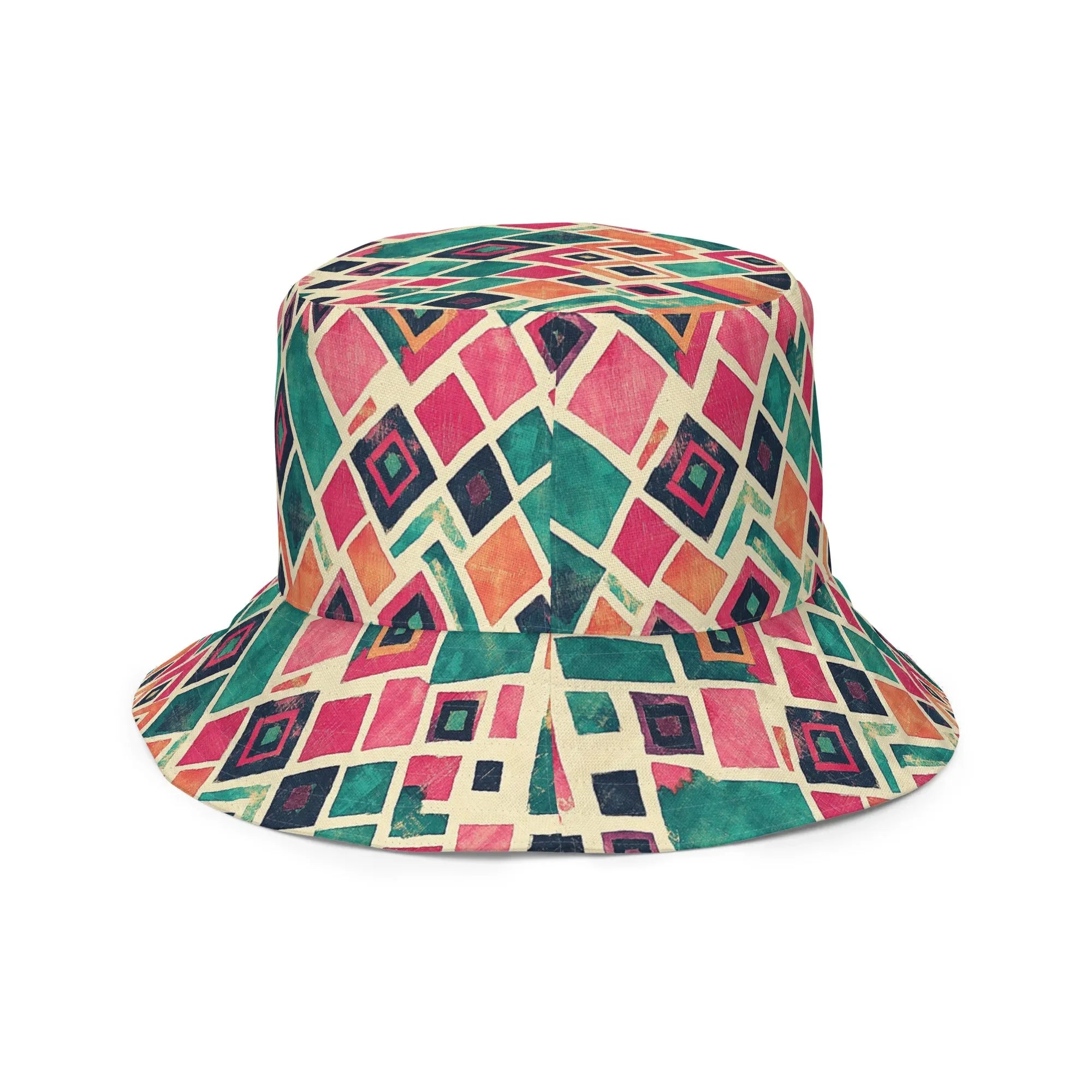 Turkish Kilim Reversible Bucket Hat - The Global Wanderer