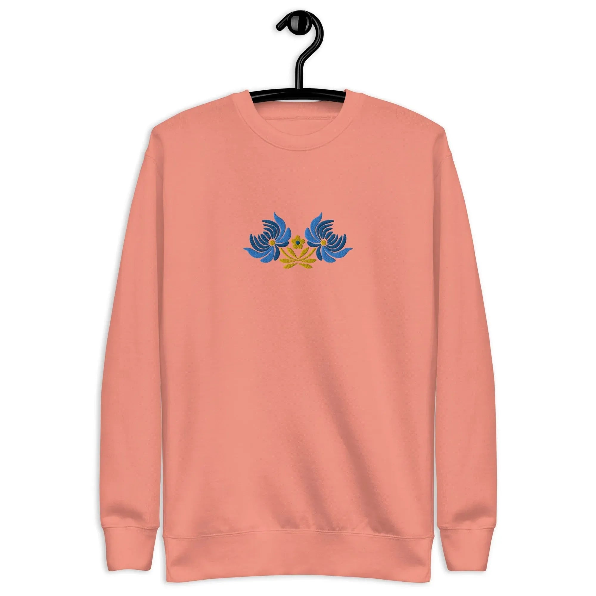 Ukrainian Folk Art Embroidered Sweatshirt - The Global Wanderer