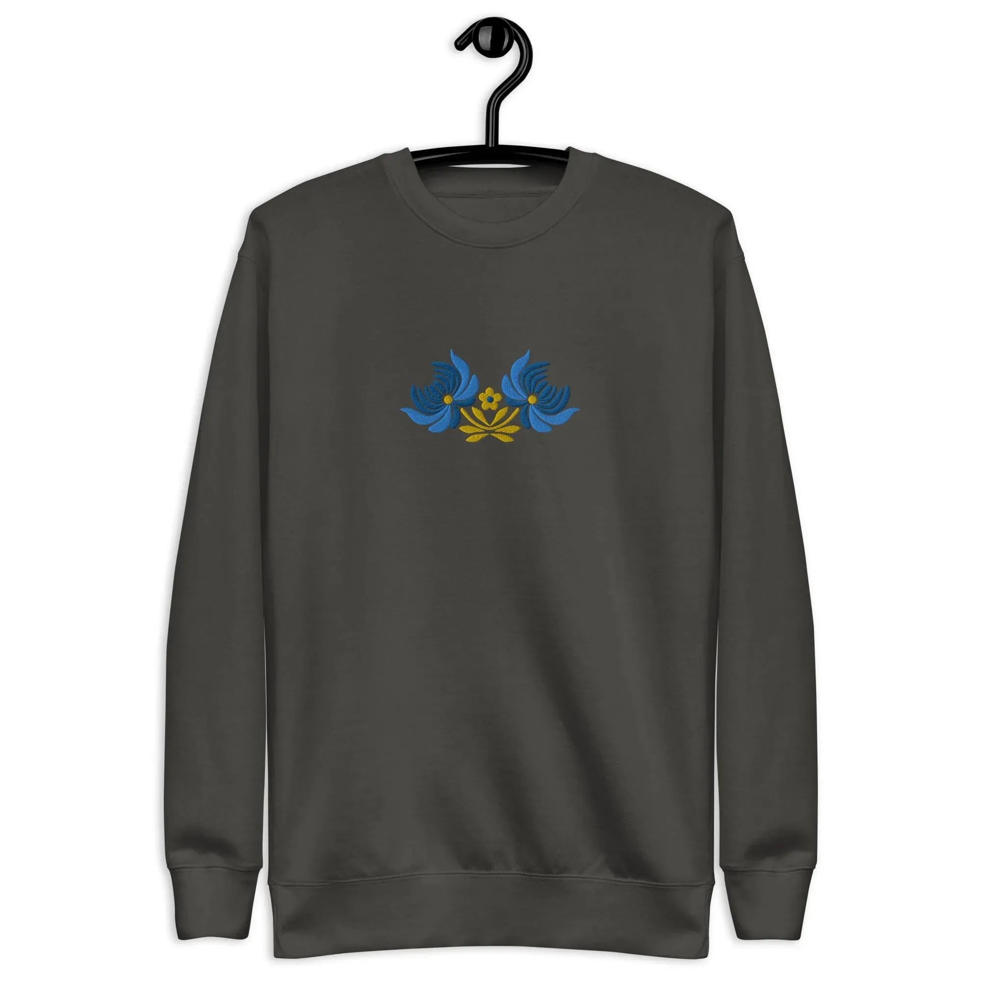 Ukrainian Folk Art Embroidered Sweatshirt - The Global Wanderer