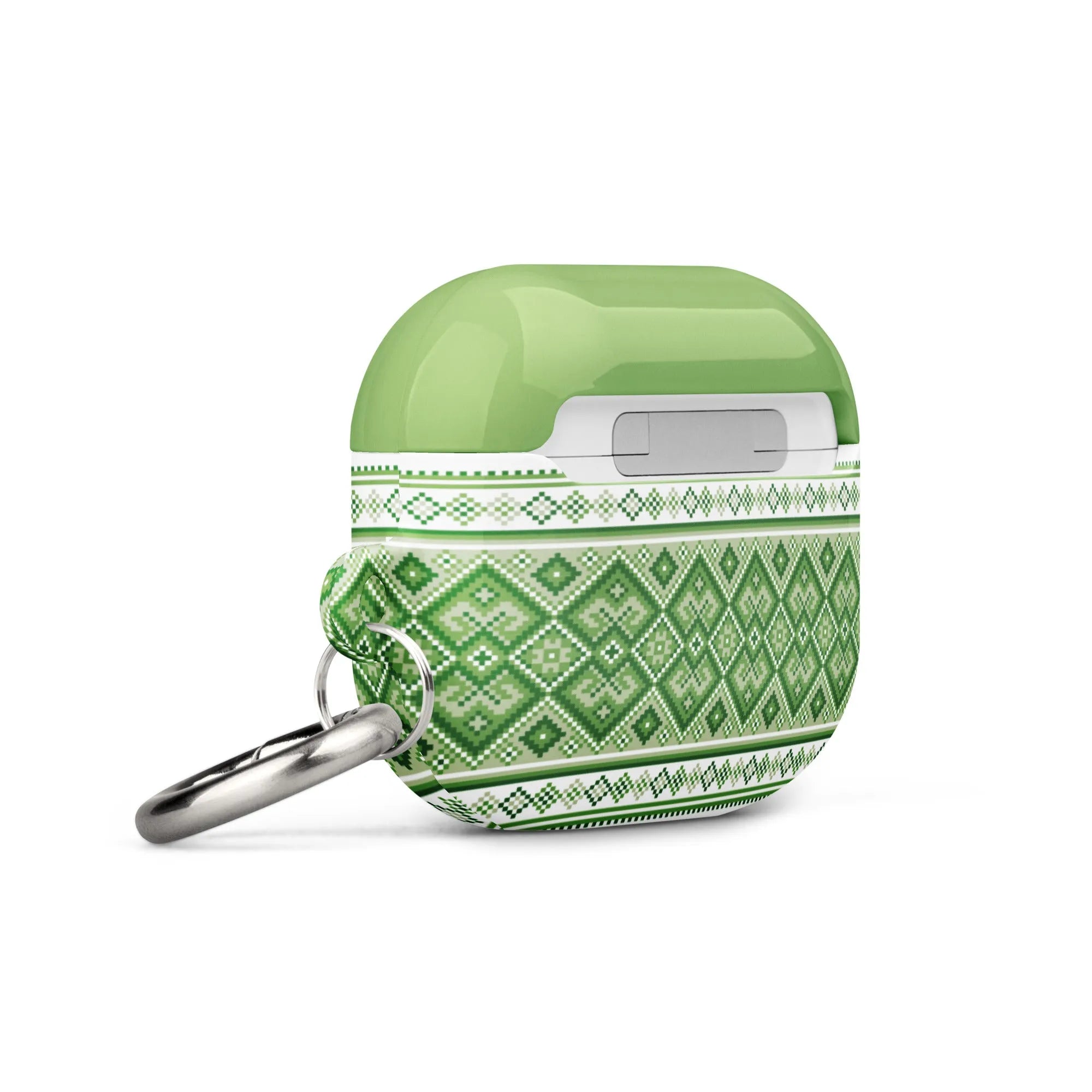 Ukrainian Vyshyvanka AirPod 3 Case - Green - The Global Wanderer