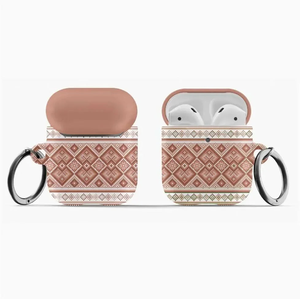 Ukrainian Vyshyvanka AirPod Pro Case - Red - The Global Wanderer