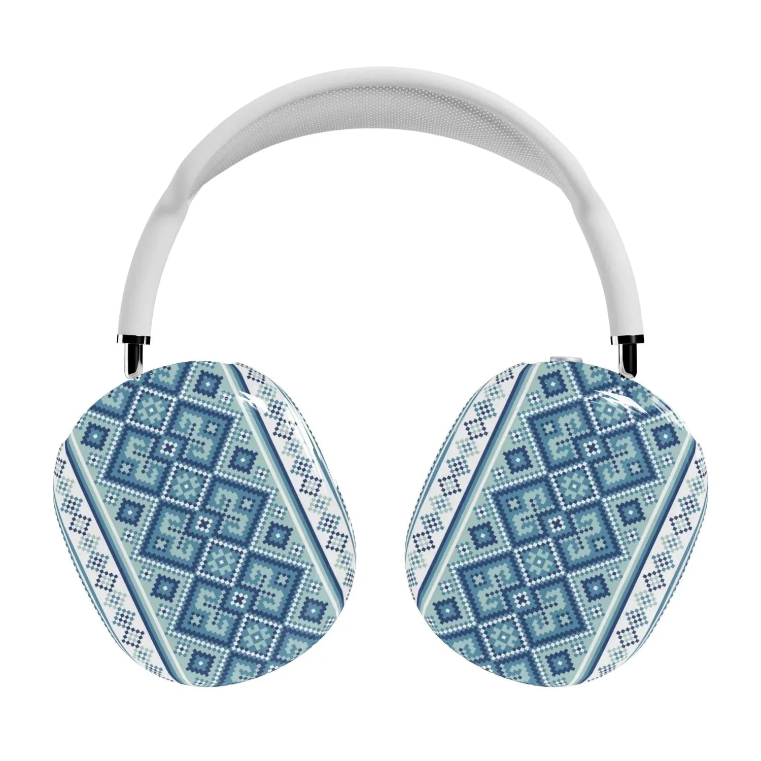 Ukrainian Vyshyvanka AirPods Max Case - Blue - The Global Wanderer