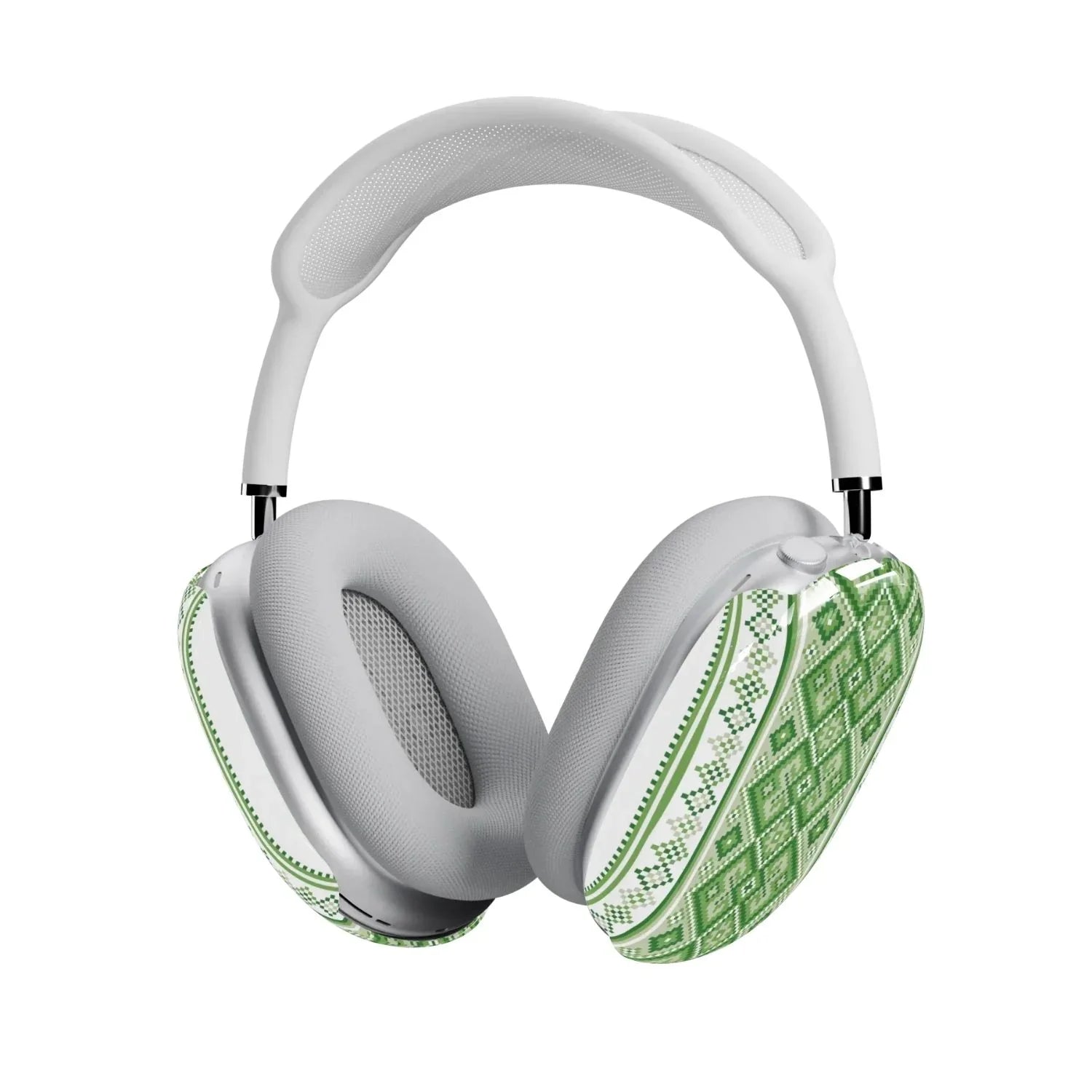 Ukrainian Vyshyvanka AirPods Max Case - Green - The Global Wanderer