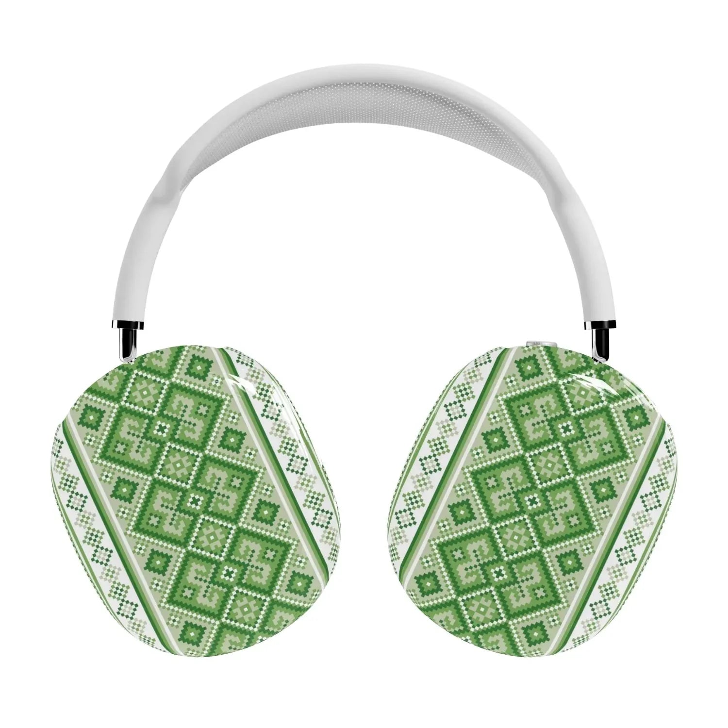 Ukrainian Vyshyvanka AirPods Max Case - Green - The Global Wanderer