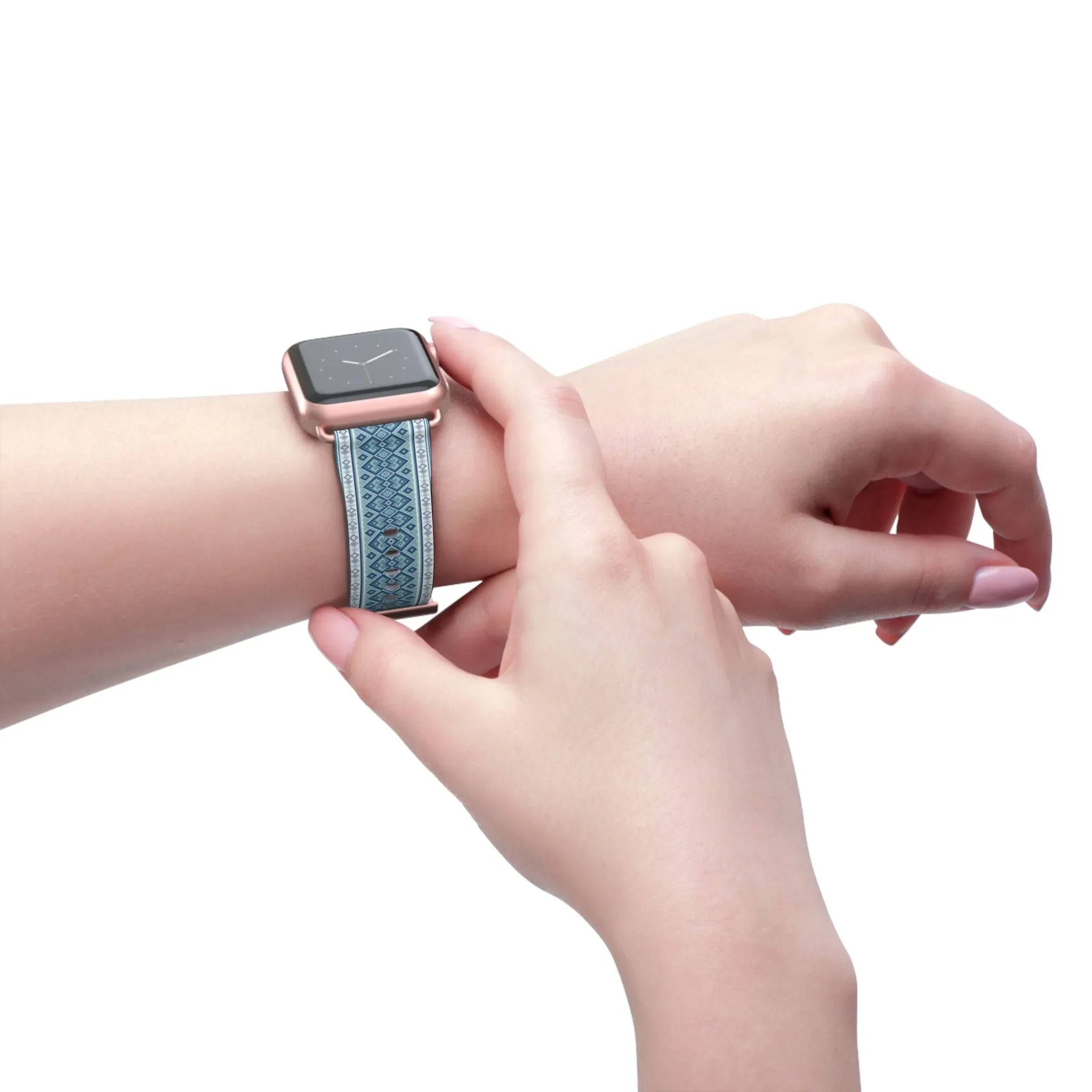 Ukrainian Vyshyvanka Watch Band - The Global Wanderer