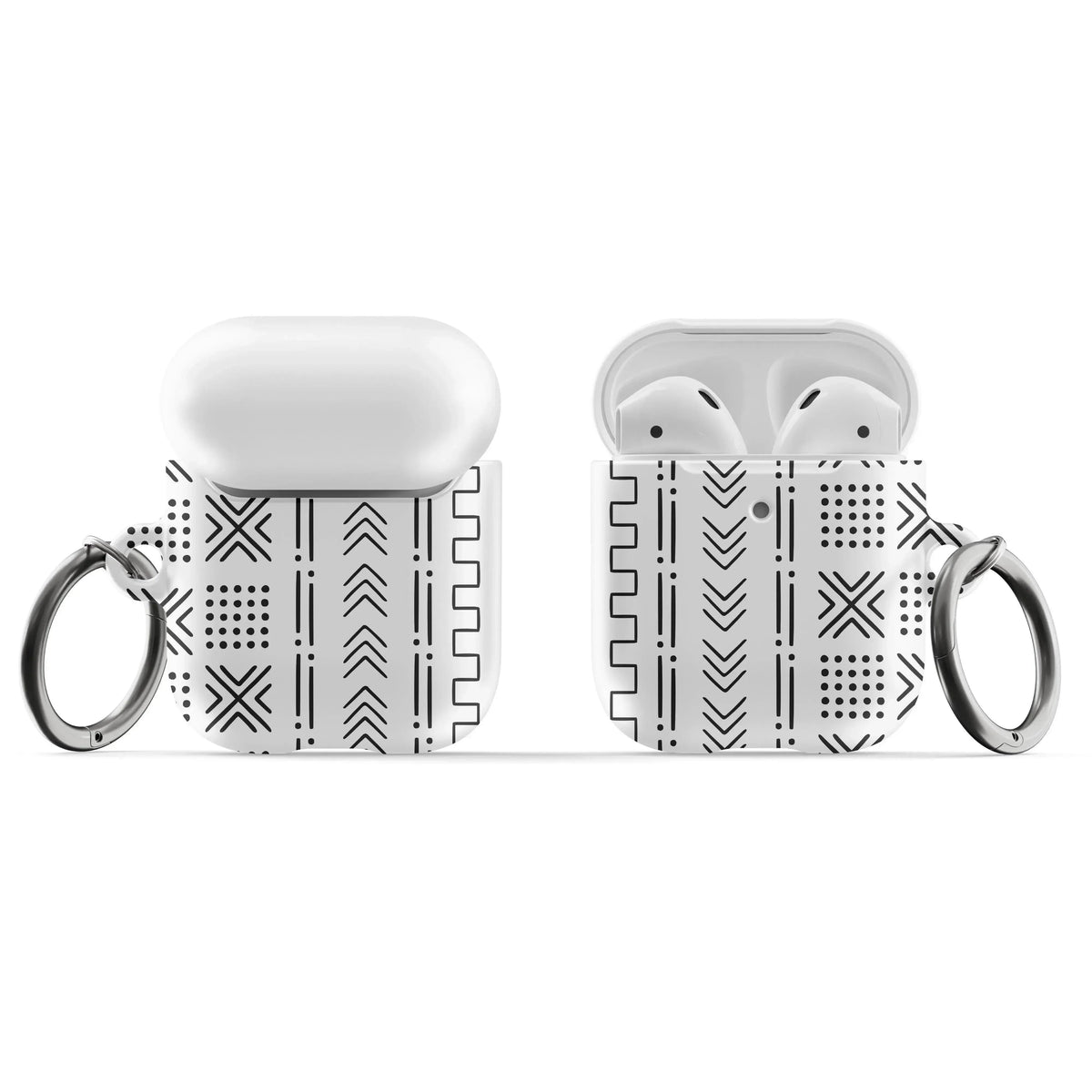 Djenné Ivory Mud Cloth AirPods Case - The Global Wanderer