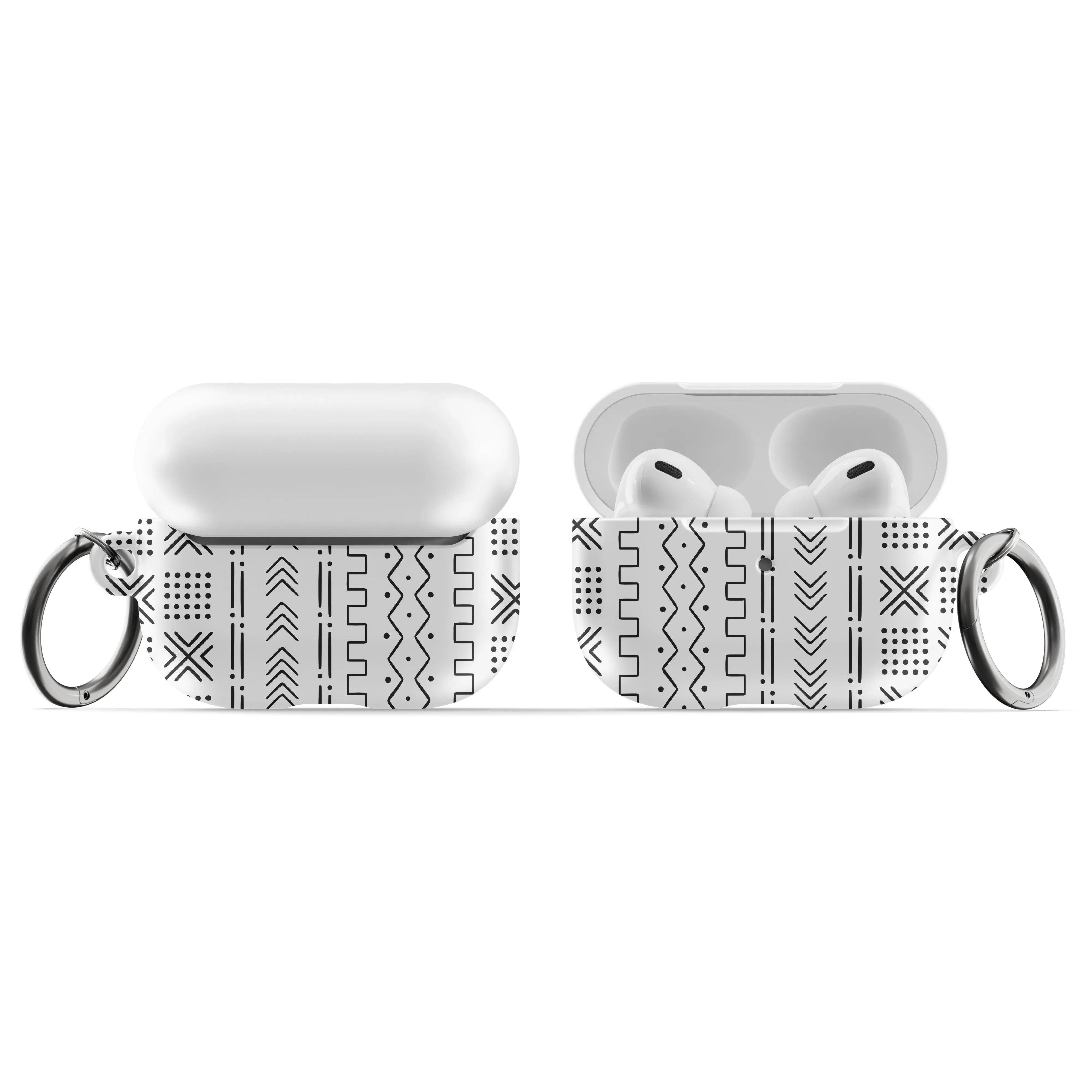 African Mud Cloth AirPod Pro Case - The Global Wanderer