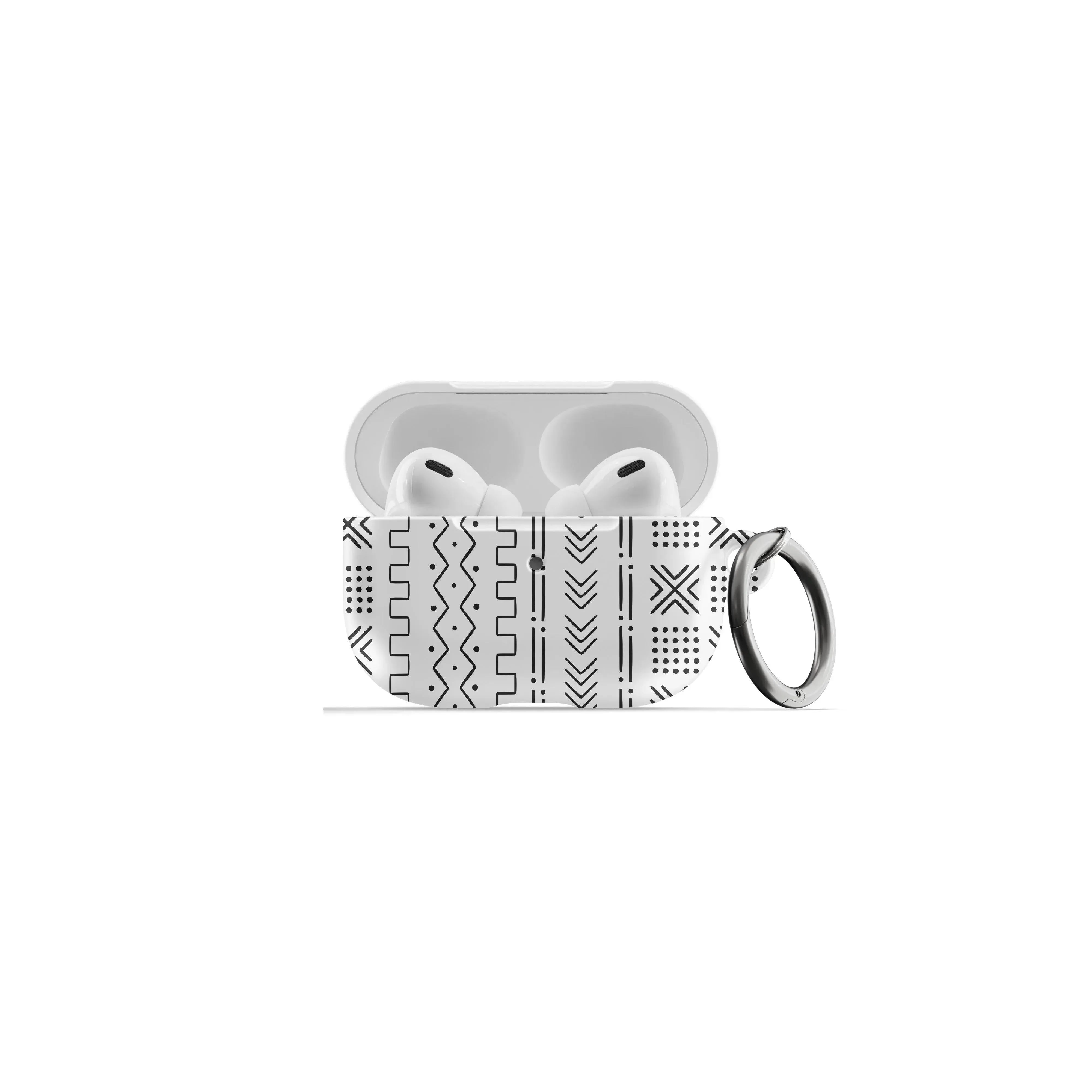 African Mud Cloth AirPod Pro Case - The Global Wanderer