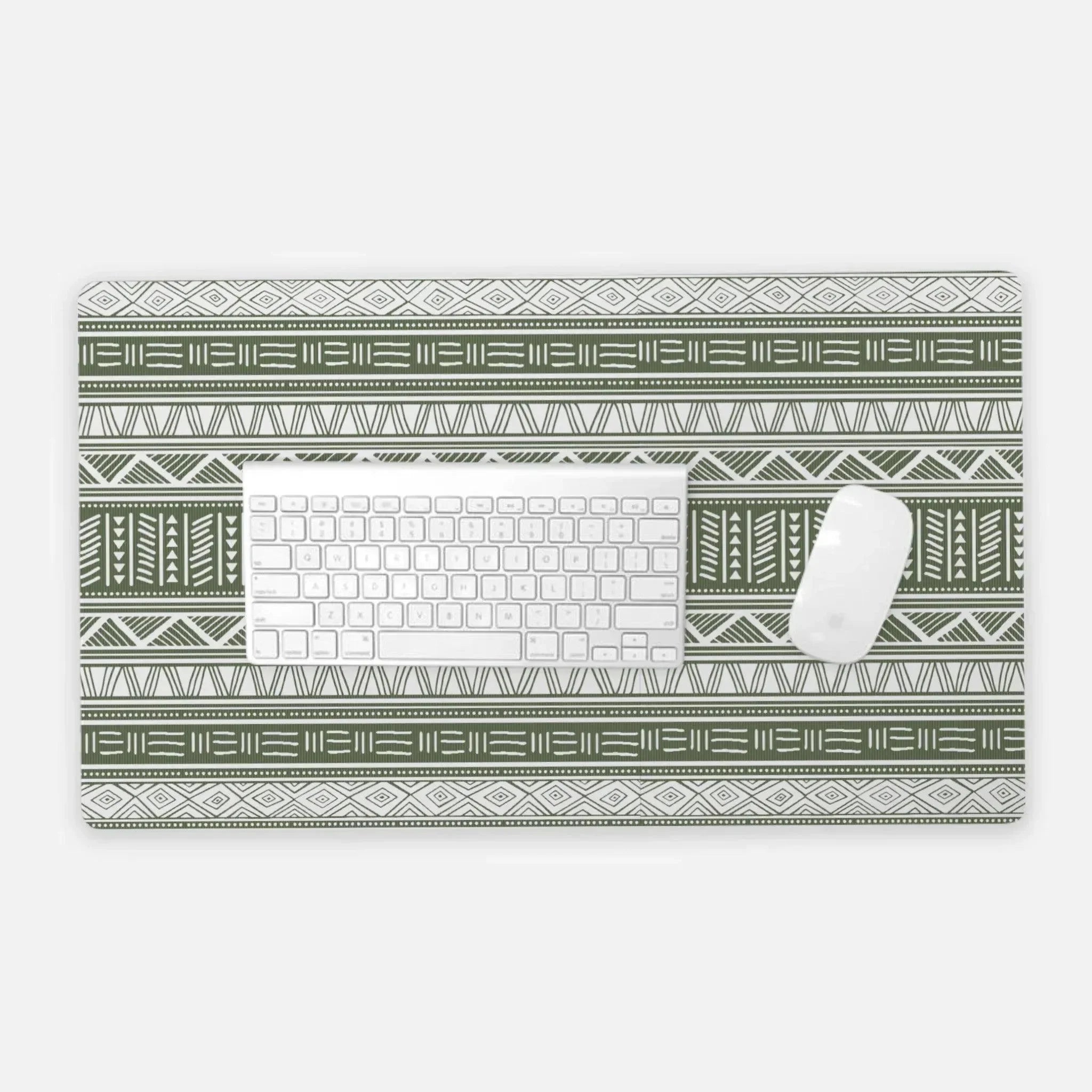 African Tribal Print Desk Mat - The Global Wanderer