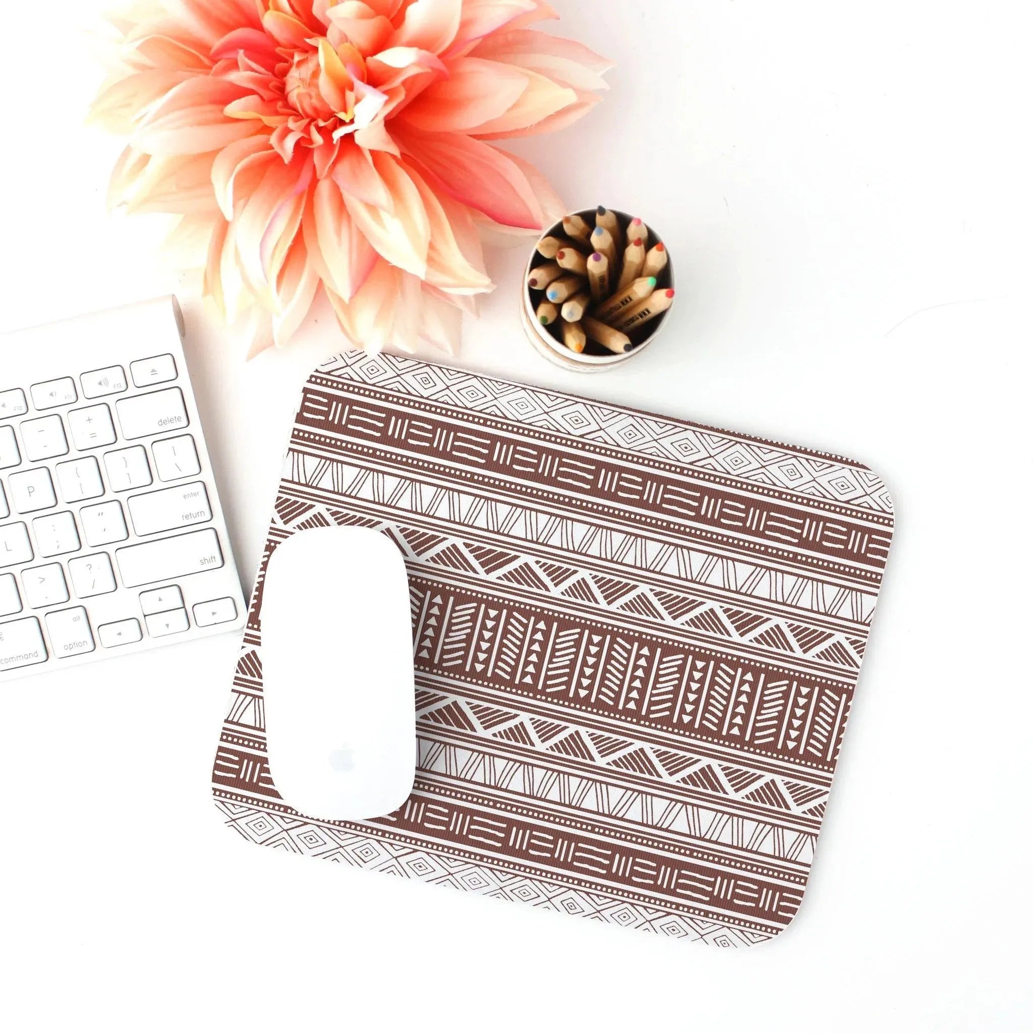 African Tribal Print Mouse Pad - The Global Wanderer