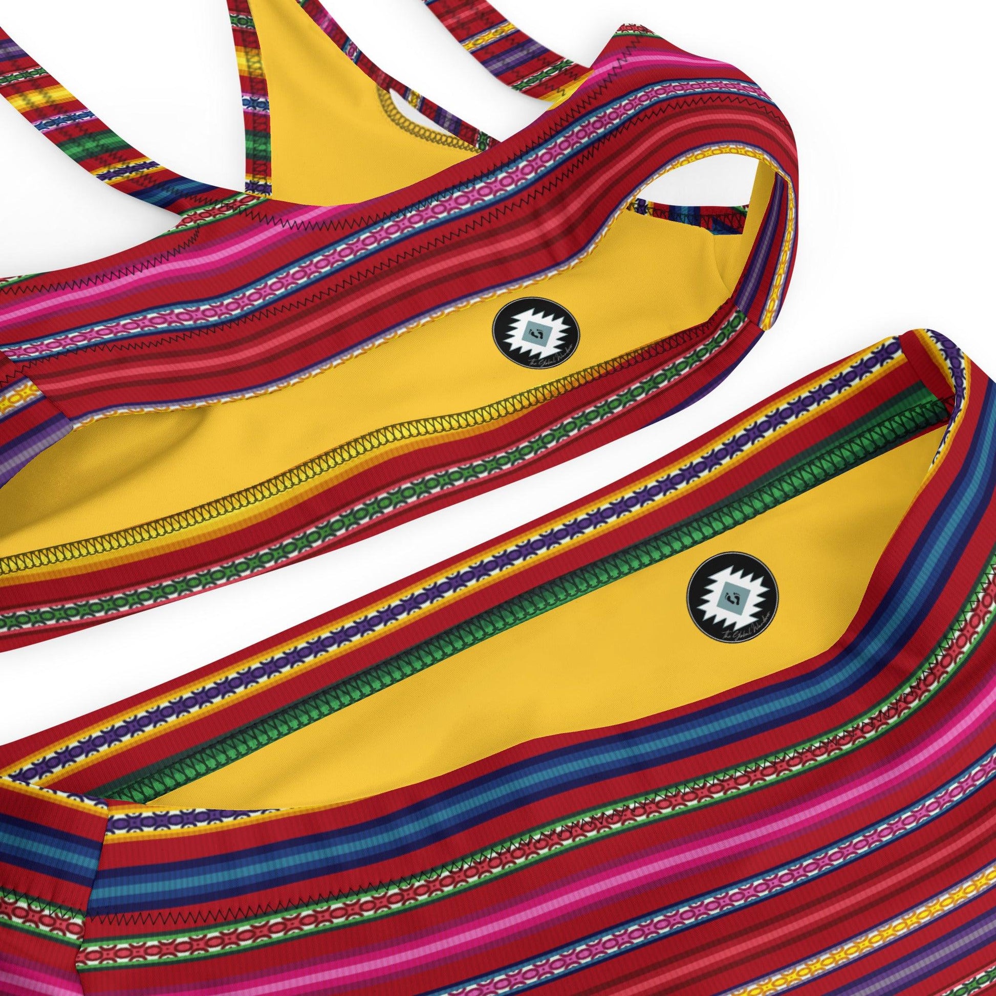 Peruvian Recycled high-waisted bikini - The Global Wanderer