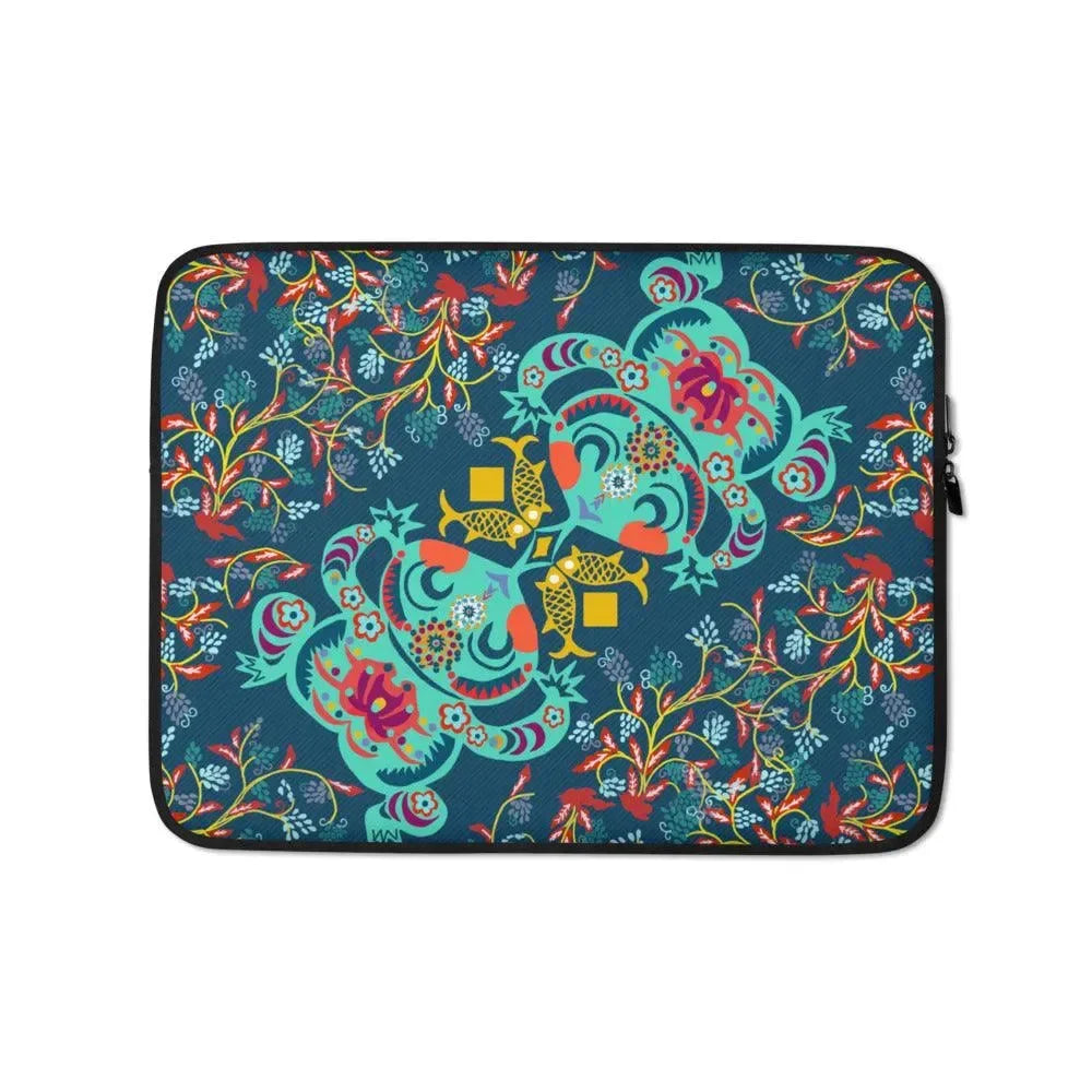Chinese Folk Art Laptop Case - The Global Wanderer