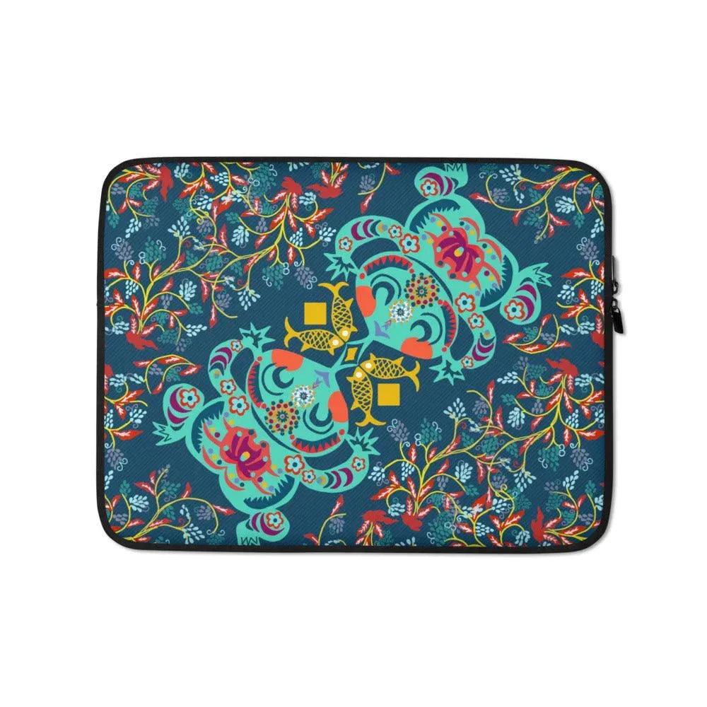 Chinese Folk Art Laptop Case - The Global Wanderer