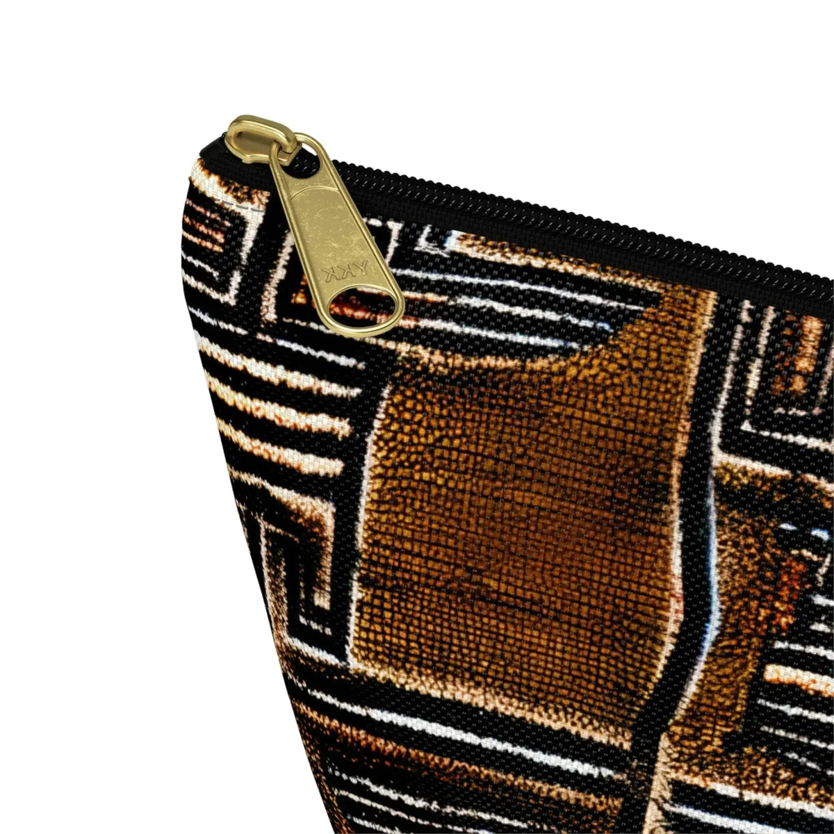 Cocoa Lines Mud Cloth Pouch - The Global Wanderer