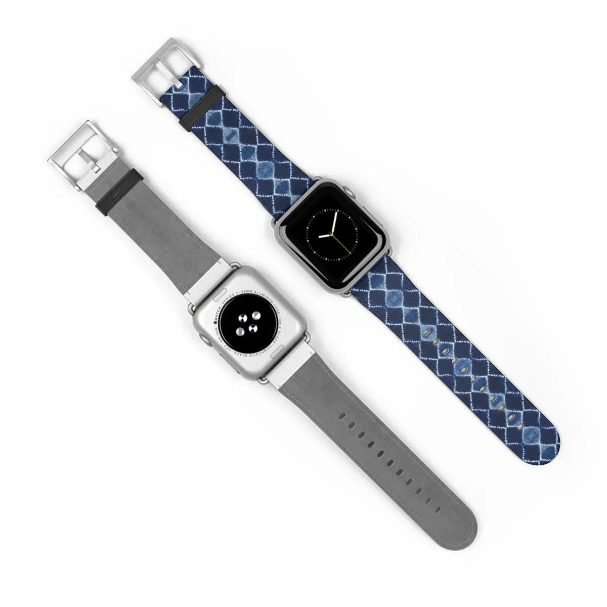 Japanese Shibori Print Watch Band - The Global Wanderer