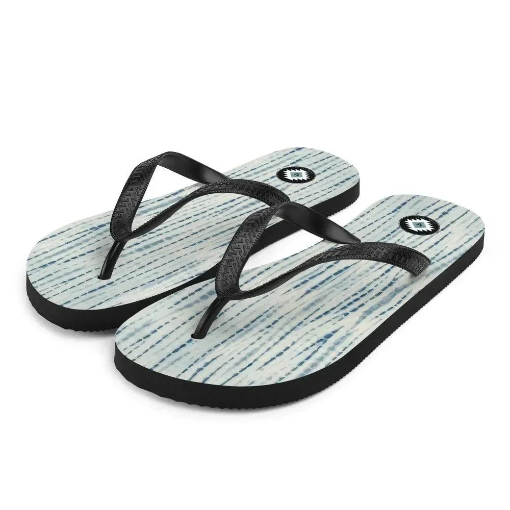 Kobe Breeze Shibori Flip Flops - The Global Wanderer