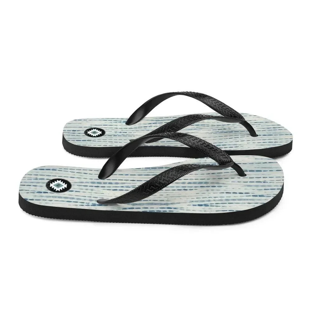 Kobe Breeze Shibori Flip Flops - The Global Wanderer