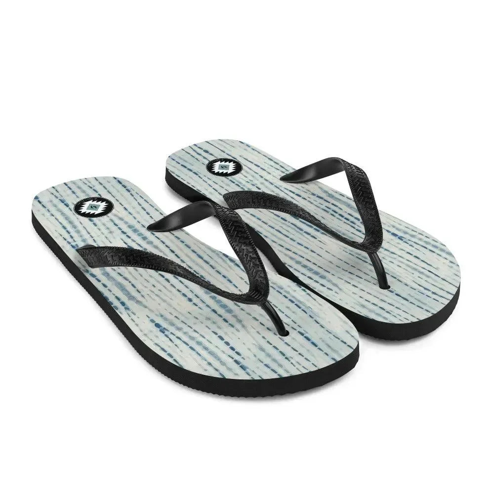 Kobe Breeze Shibori Flip Flops - The Global Wanderer