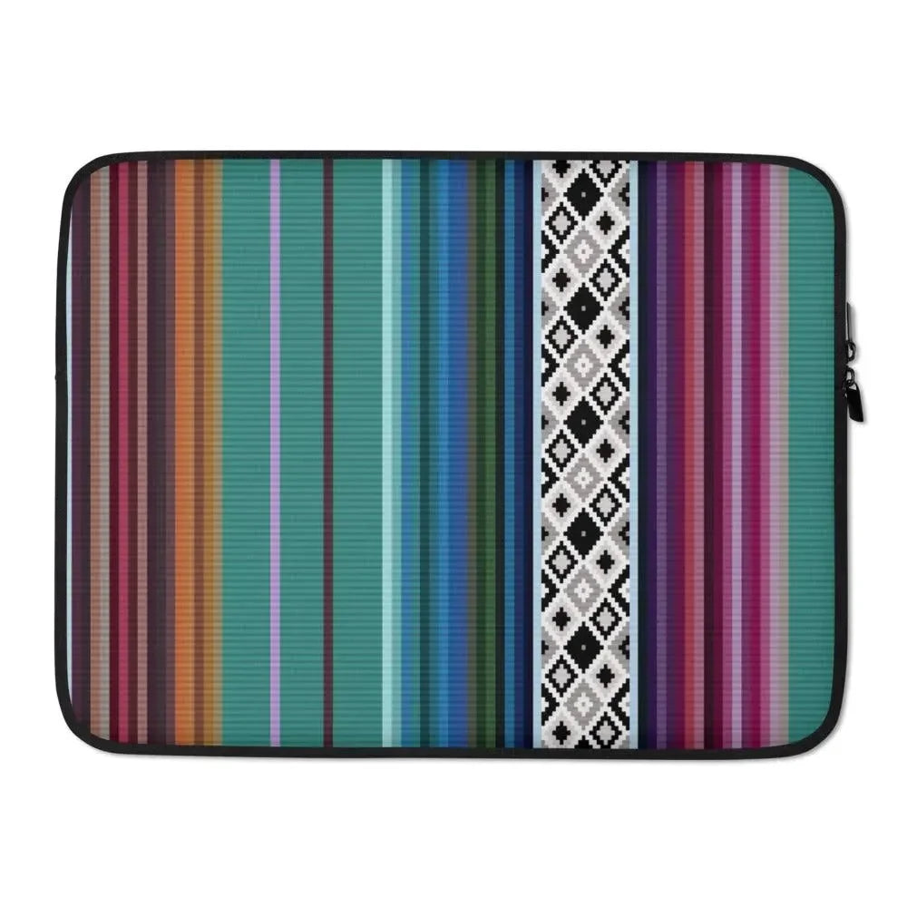 aztek 01 laptop backpack grey black Mexican Aztec Laptop Case