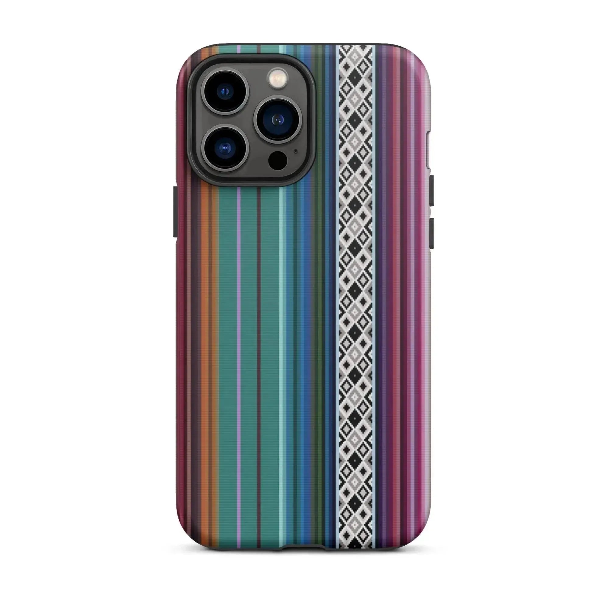 Mexican Aztec Tough MagSafe iPhone case - The Global Wanderer