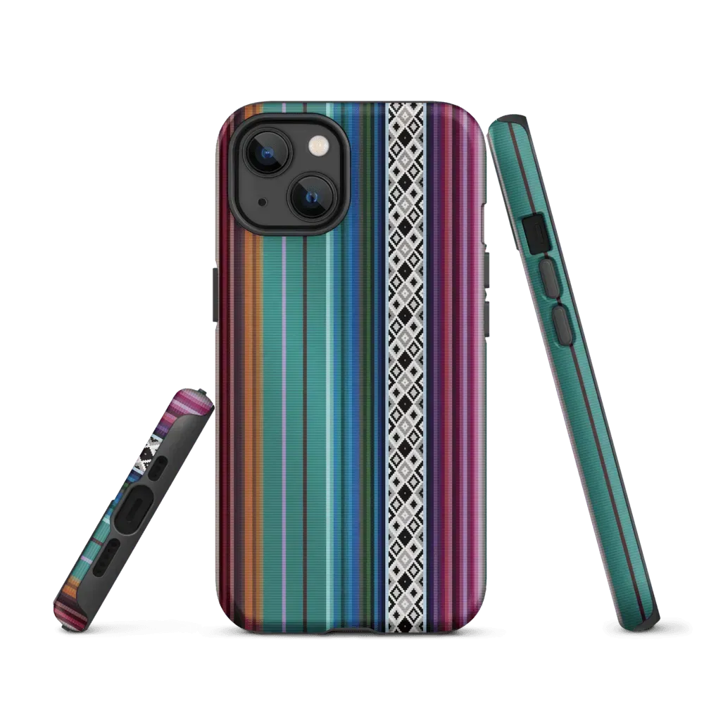 Mexican Aztec Tough MagSafe iPhone case - The Global Wanderer