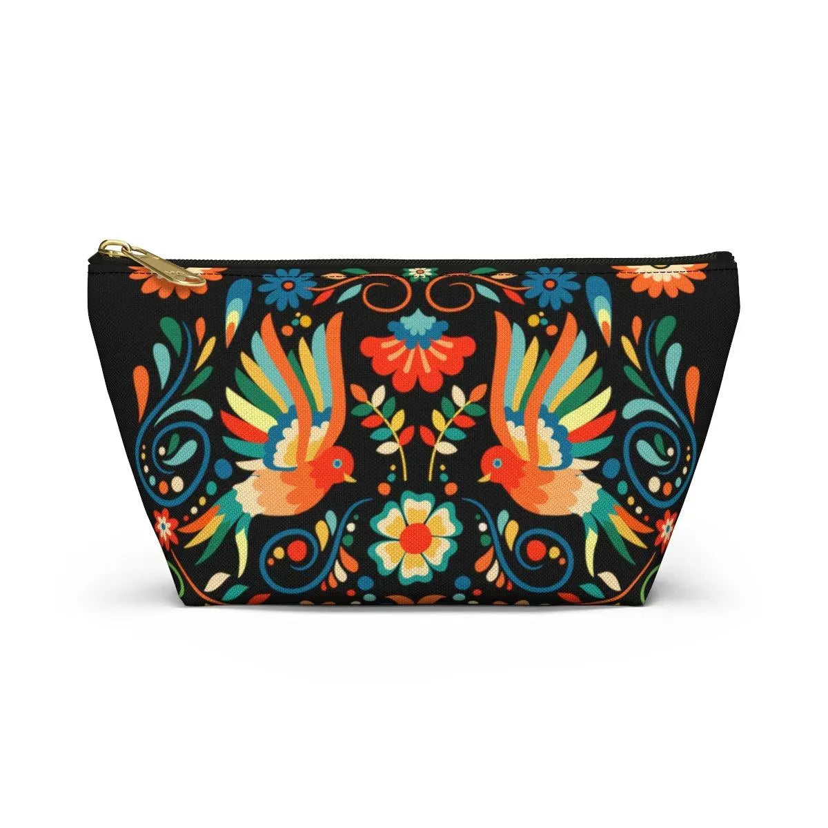 Mexican Otomi Bird Print Pouch - The Global Wanderer