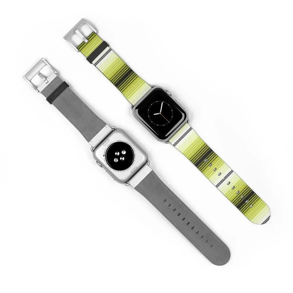 Mexican Yellow Serape Watch Band - The Global Wanderer