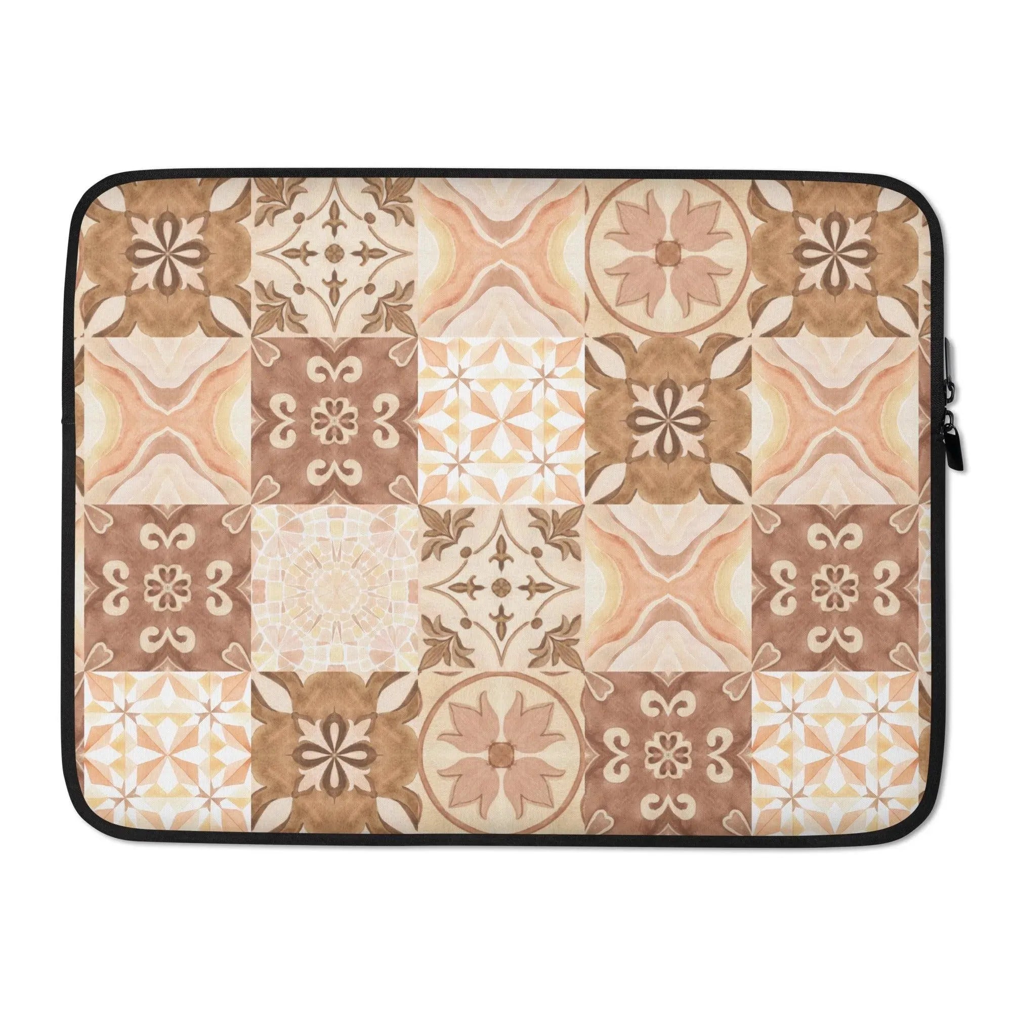 Moroccan Desert Tile Laptop Sleeve - The Global Wanderer
